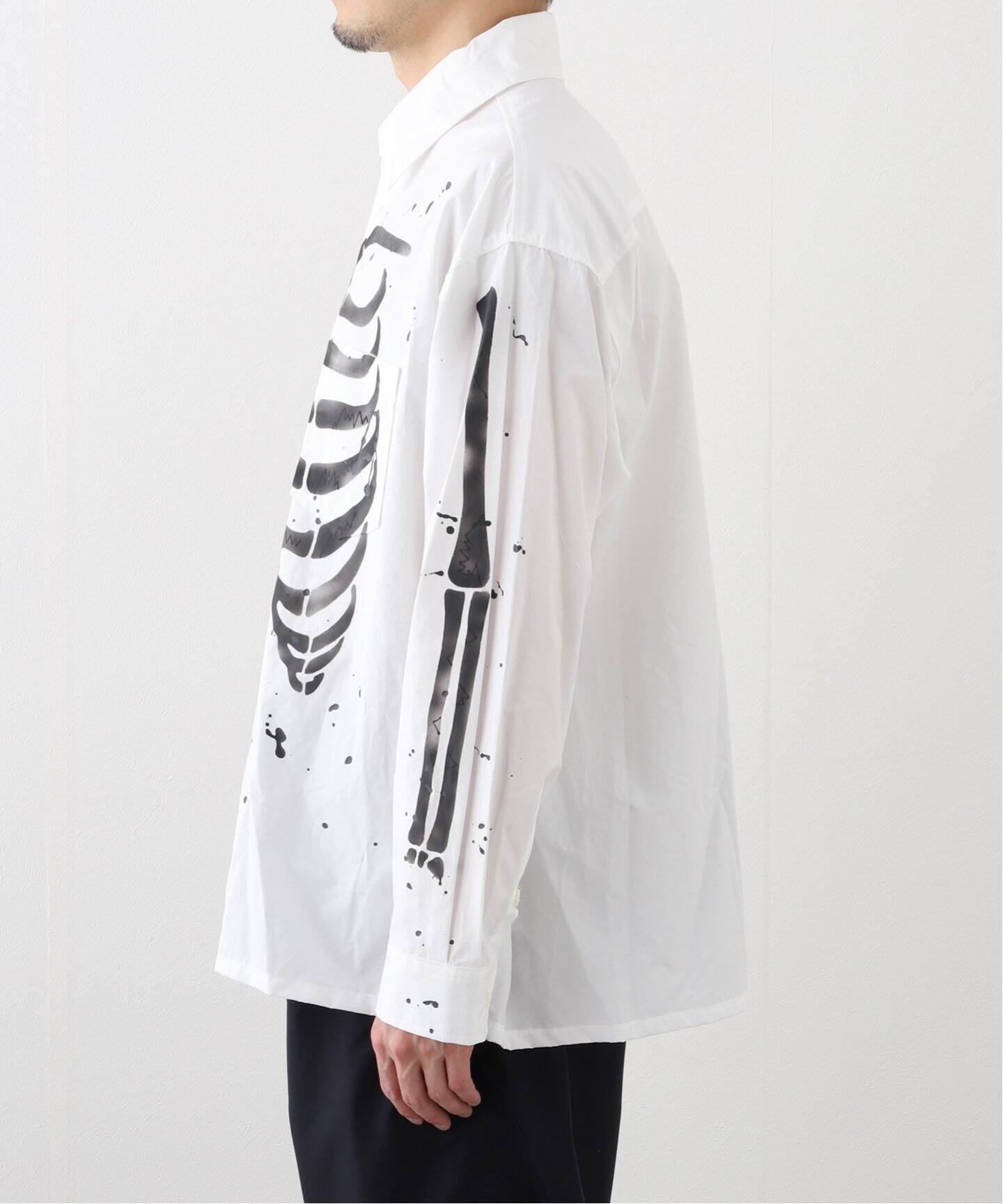 DISCOVERED / ディスカバード BONE AIR BRUSH SHIRTS（シャツ