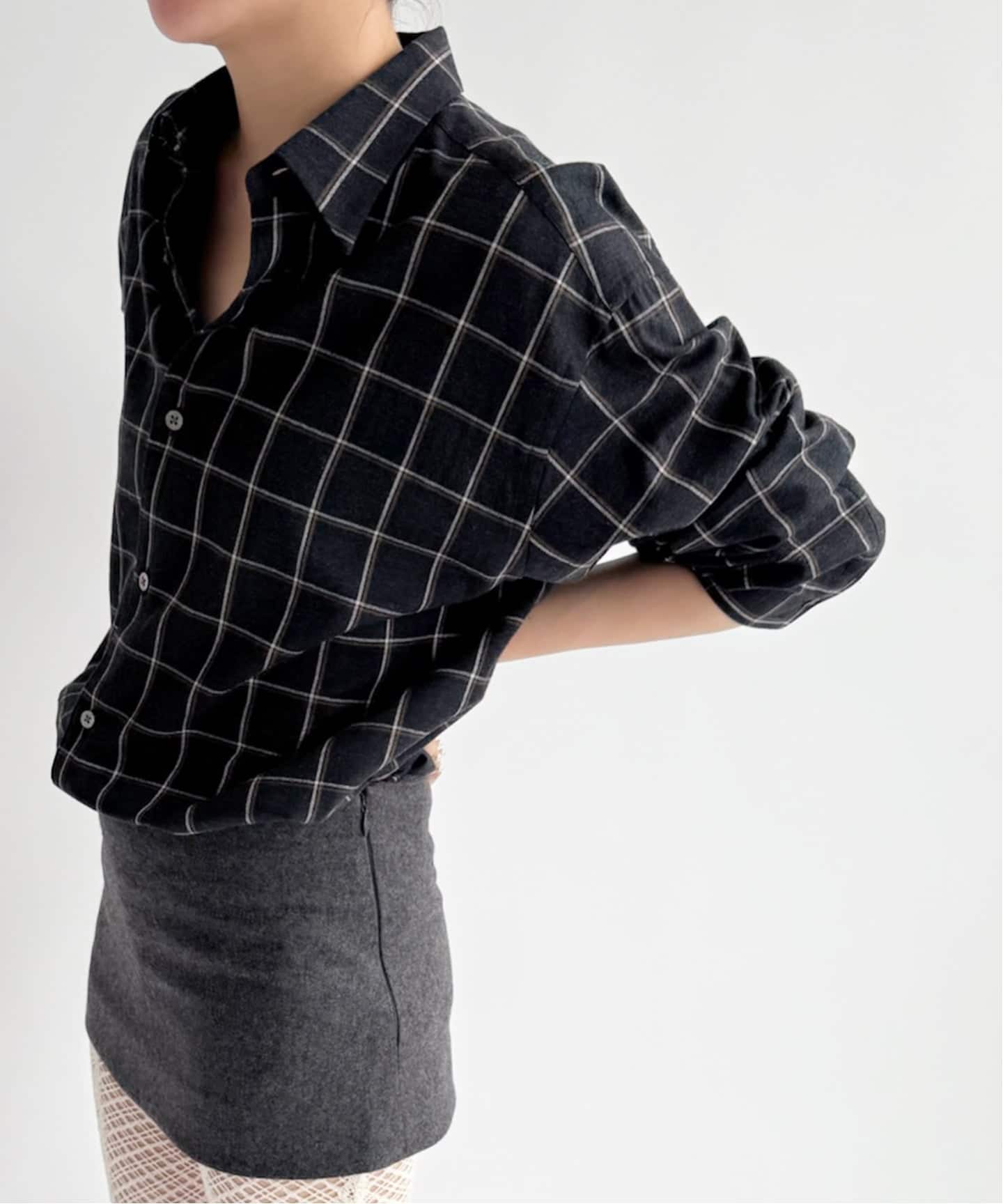 ネルチェックシャツ（シャツ／ブラウス）｜EDIT.FOR LULU（エディット