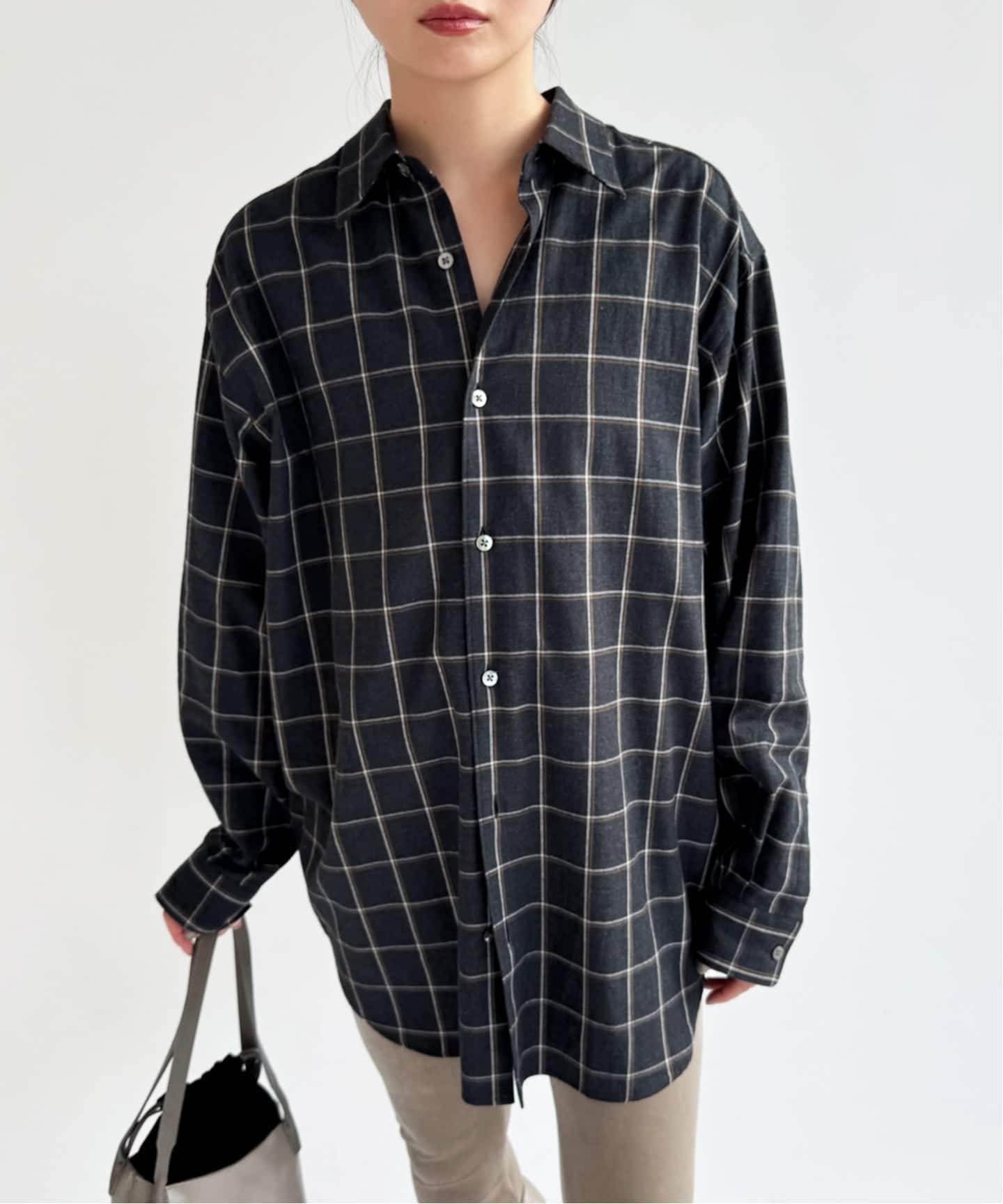 ネルチェックシャツ（シャツ／ブラウス）｜EDIT.FOR LULU（エディット