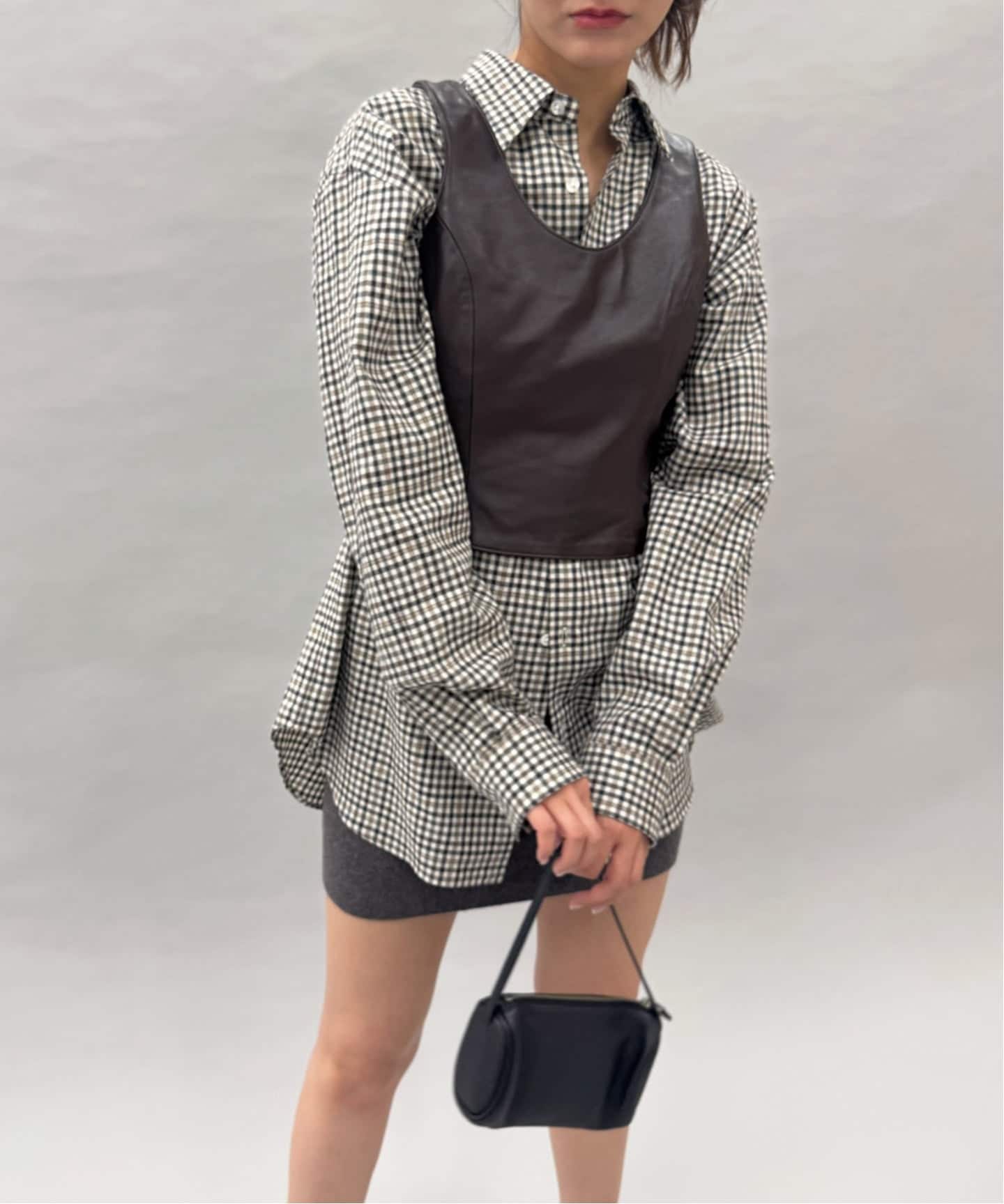 新品　タグ付き　コットンネルチェックシャツ エディットフォールル ネルチェックシャツ（シャツ／ブラウス）｜EDIT.FOR LULU（エディット