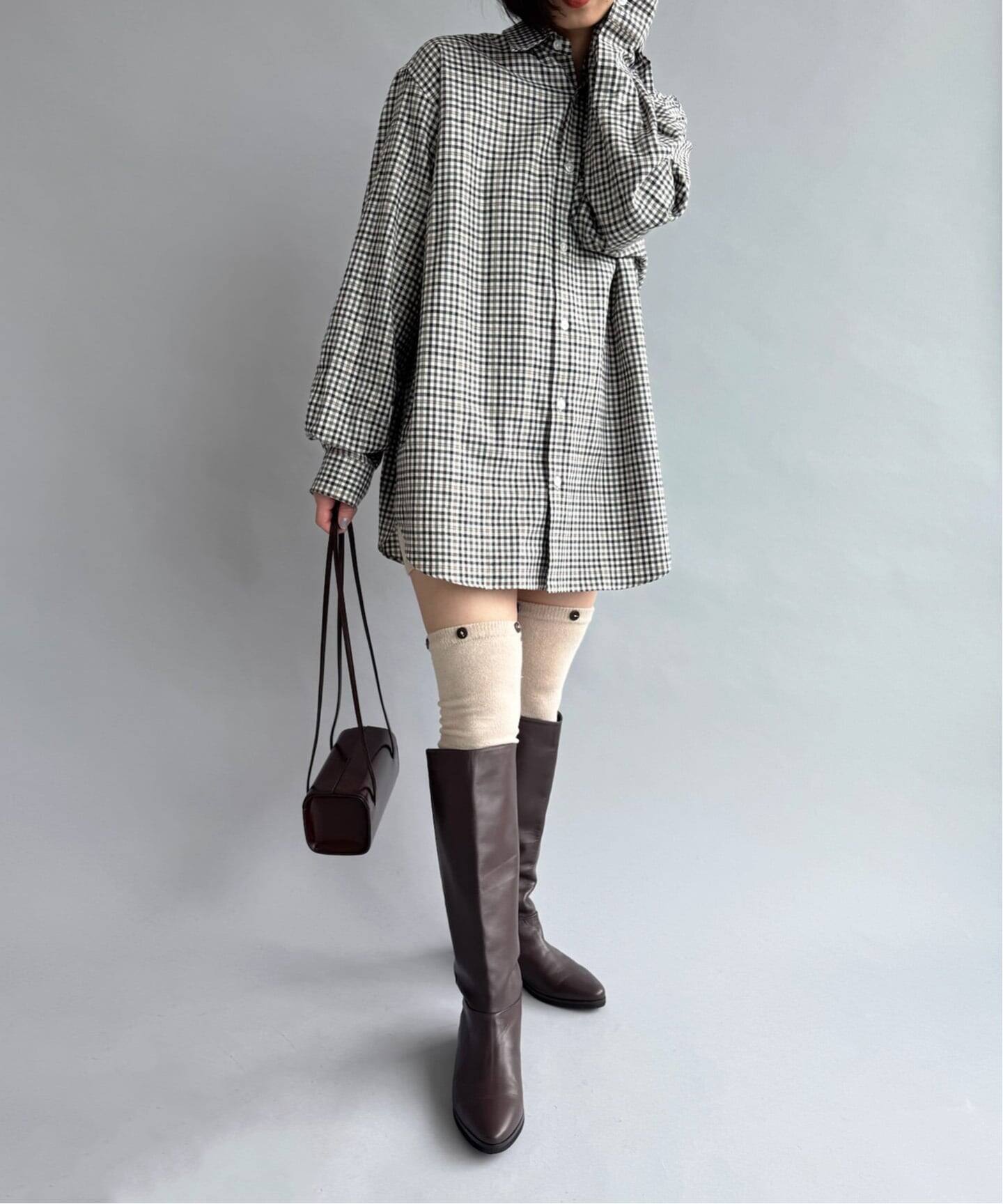 新品　タグ付き　コットンネルチェックシャツ エディットフォールル ネルチェックシャツ（シャツ／ブラウス）｜EDIT.FOR LULU