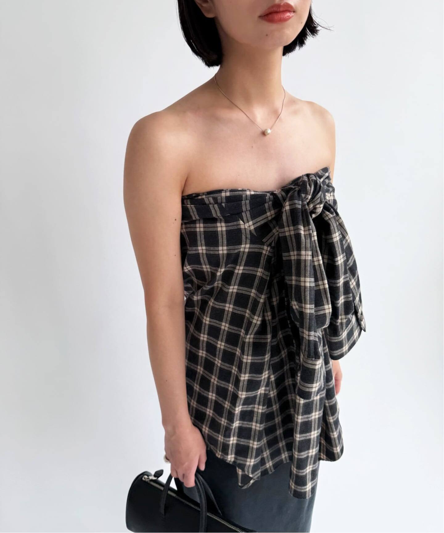 新品　タグ付き　コットンネルチェックシャツ エディットフォールル ネルチェックシャツ（シャツ／ブラウス）｜EDIT.FOR LULU