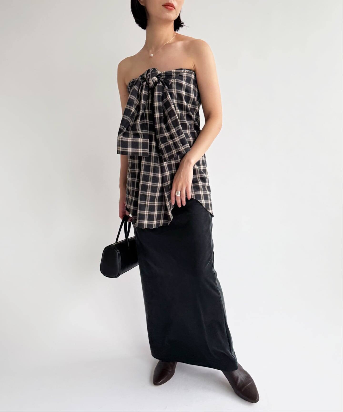 新品　タグ付き　コットンネルチェックシャツ エディットフォールル ネルチェックシャツ（シャツ／ブラウス）｜EDIT.FOR LULU
