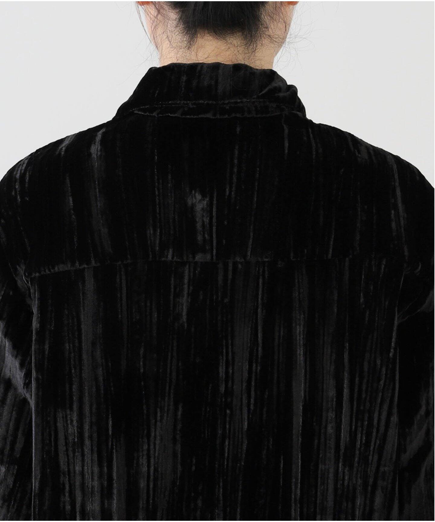 BATSHEVA/バットシェバ】ベロアシャツジャケット（シャツ／ブラウス  