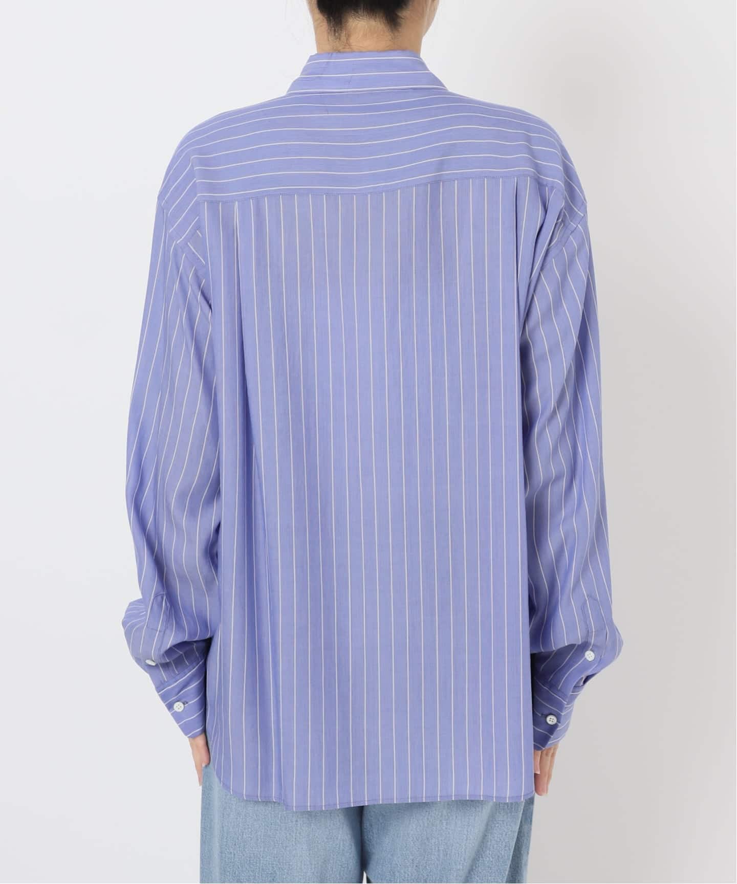 リヨセルストライプレギュラーシャツ（シャツ／ブラウス）｜IENA