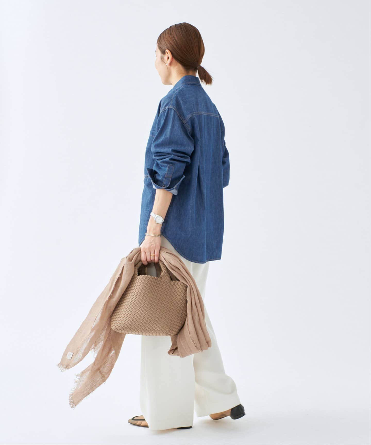 美品　IENA ライトデニムシャツ ライトデニムシャツ（シャツ／ブラウス）｜IENA（イエナ）の通販