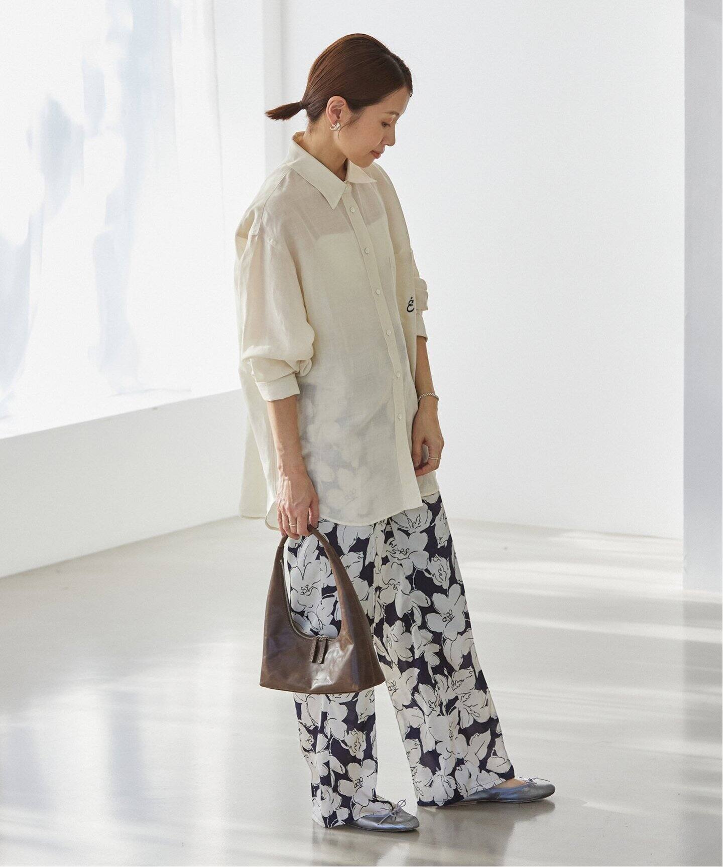 IENA イエナ ラミーリヨセルロングシャツ 36 大人気完売品 ラミーリヨセルロングシャツ（シャツ／ブラウス）｜IENA（イエナ