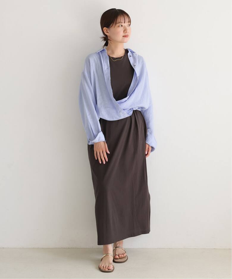 ウォッシャブル リネン2WAY シャツ（シャツ／ブラウス）｜IENA（イエナ  