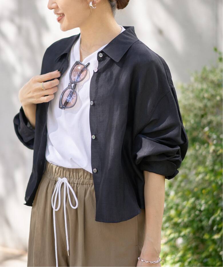 ラミーリヨセルショートシャツ（シャツ／ブラウス）｜IENA（イエナ）の  