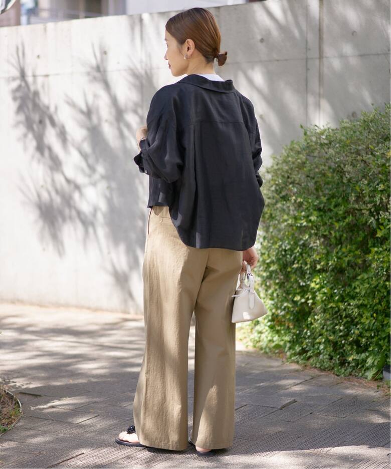 ラミーリヨセルショートシャツ（シャツ／ブラウス）｜IENA（イエナ）の  