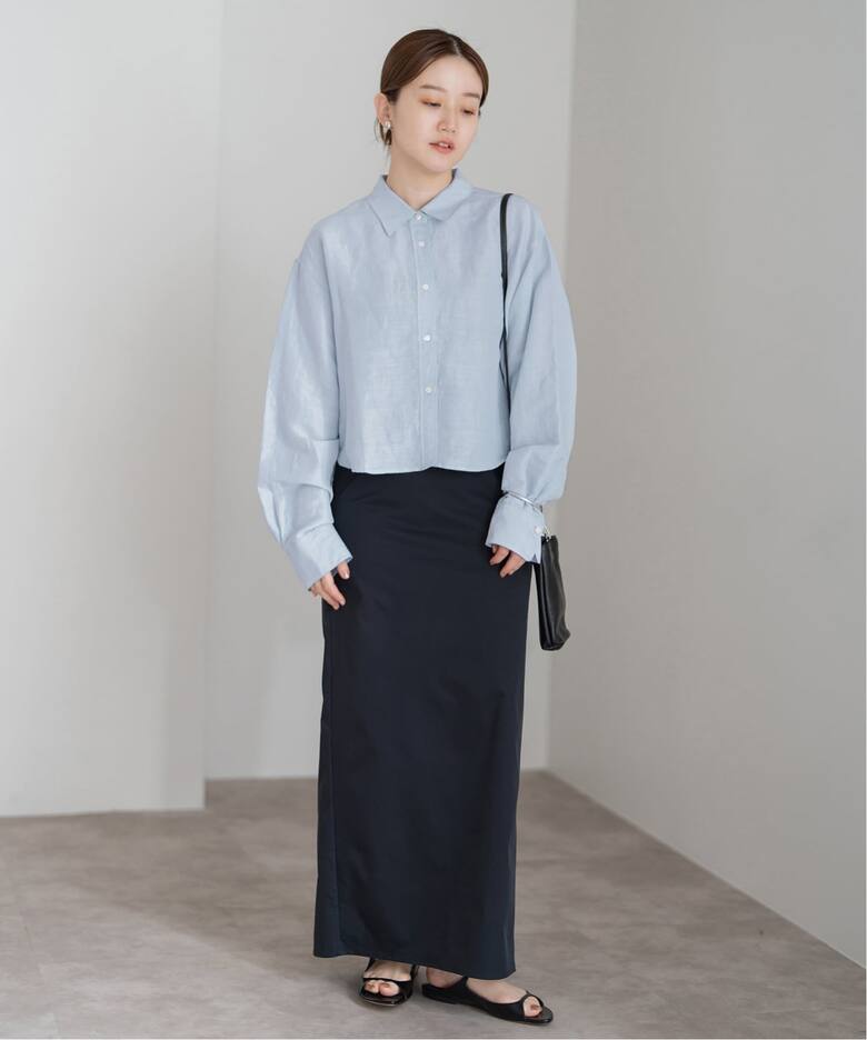 追加》ラミーリヨセルショートシャツ（シャツ／ブラウス）｜IENA  