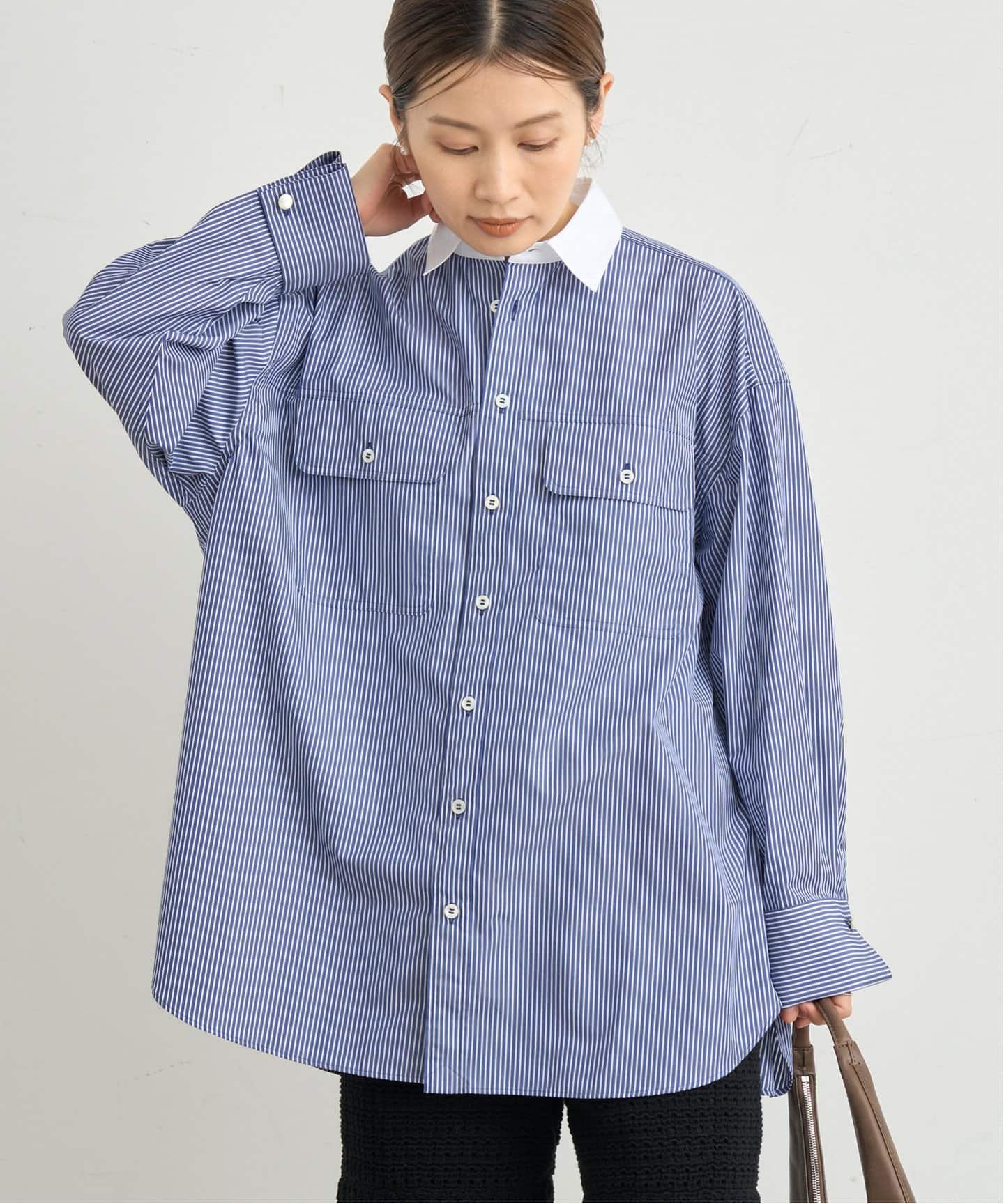 イエナ  新品タグつき　Ly/Pツイルオーバーシャツ　38 ナチュラル イエナ Ly/Pツイルオーバーシャツ｜Yahoo!フリマ（旧PayPayフリマ）