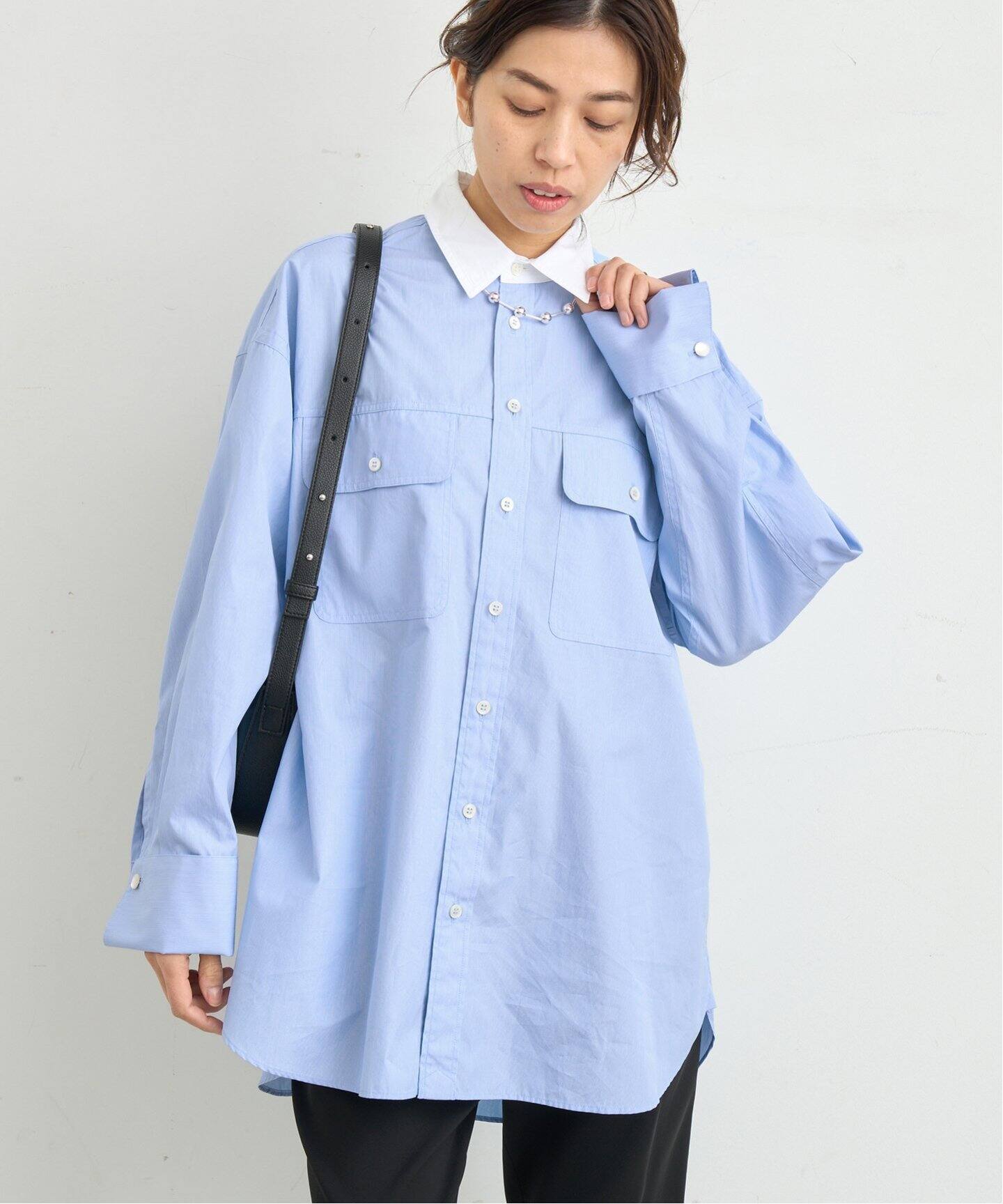 イエナ  新品タグつき　Ly/Pツイルオーバーシャツ　38 ナチュラル イエナ Ly/Pツイルオーバーシャツ｜Yahoo!フリマ（旧PayPayフリマ）