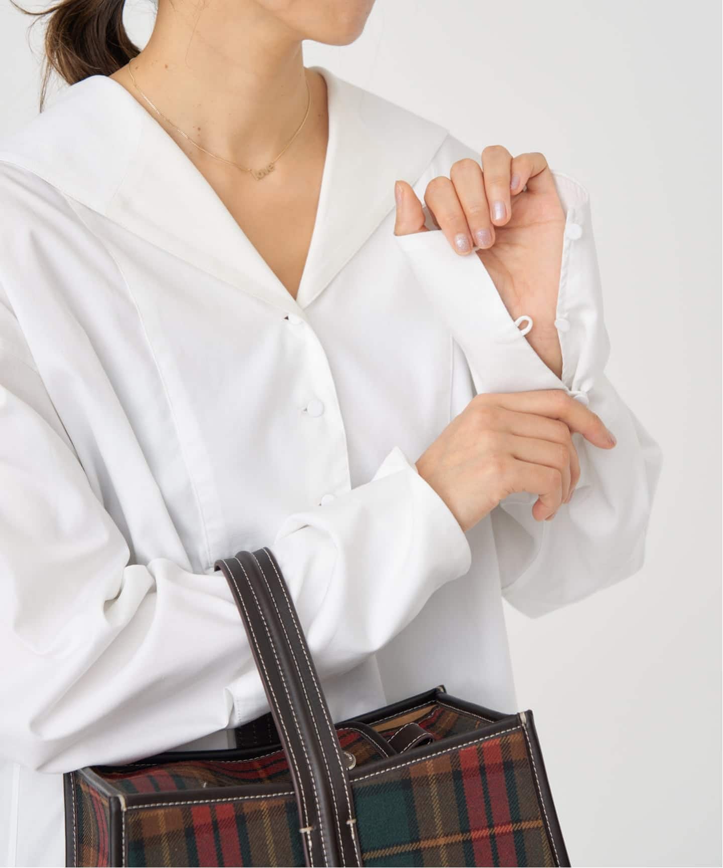 セイラーカラードレスシャツ（シャツ／ブラウス）｜IENA（イエナ）の