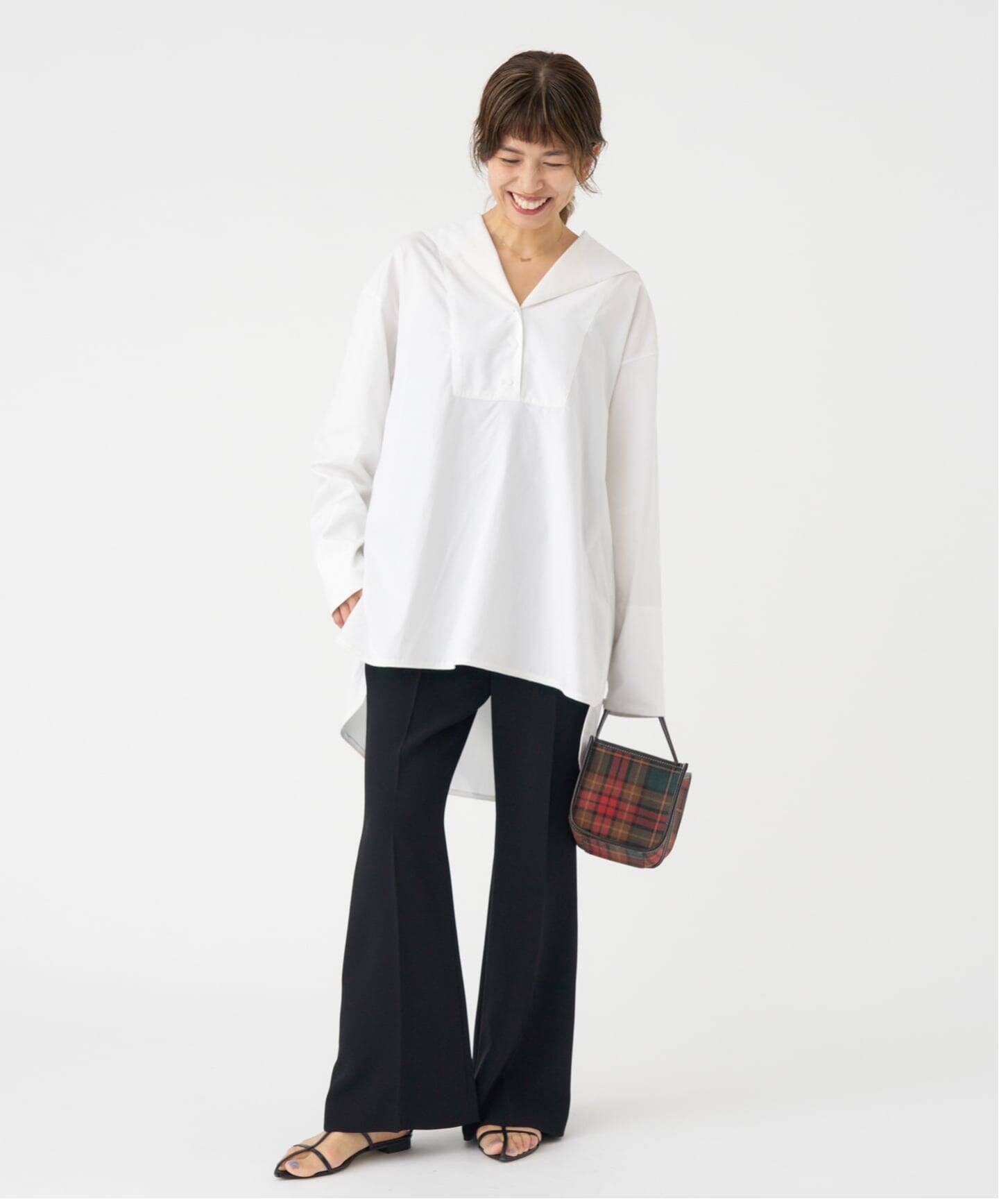 セイラーカラードレスシャツ（シャツ／ブラウス）｜IENA（イエナ）の