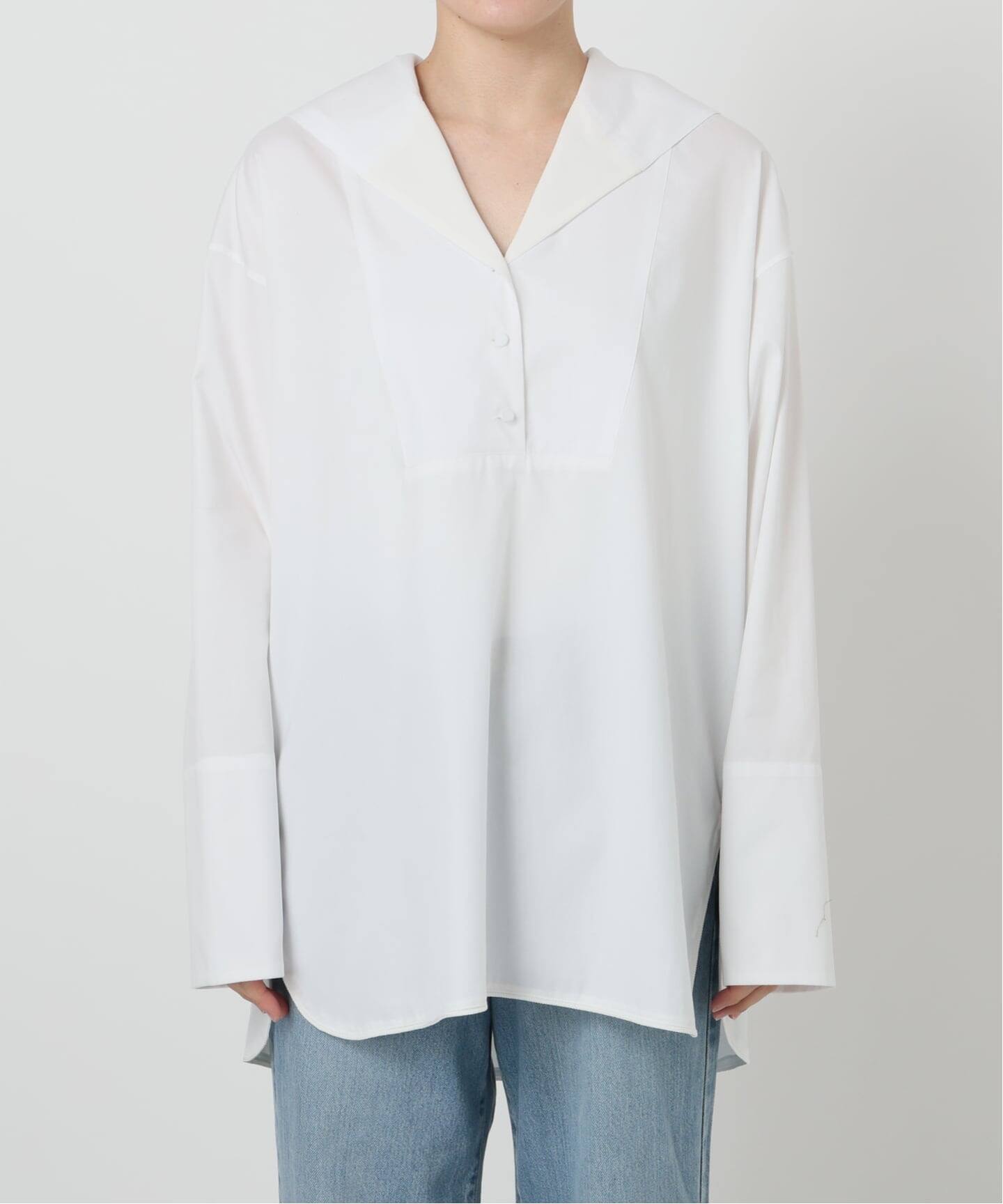 【KZM】 今期新品☆IENAセイラーカラードレスシャツ IENA｜セイラーカラードレスシャツ | Rakuten Fashion(楽天