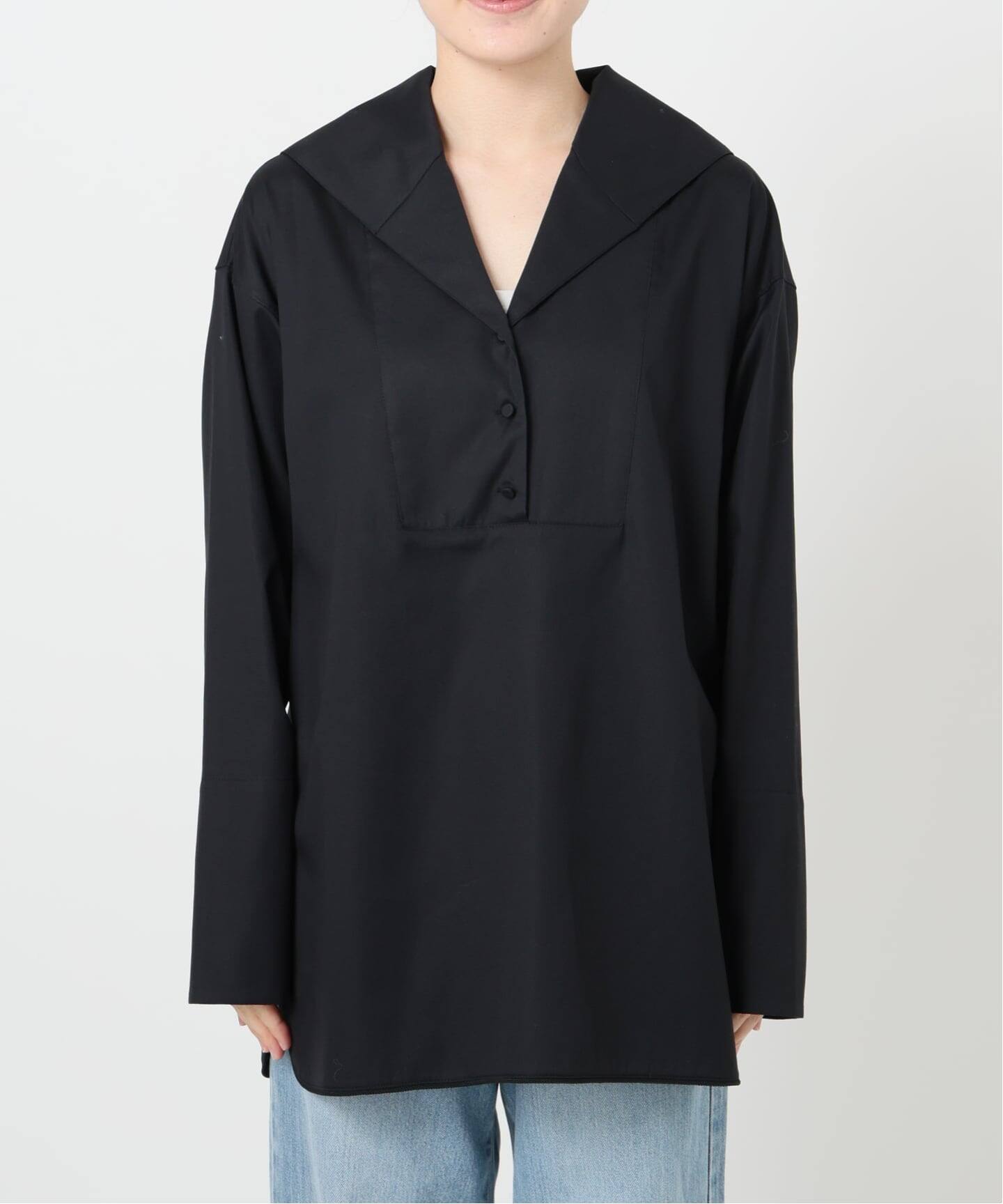 【IENA】シャツ ブラウス IENA ブラウス シャツ BLACK フラワーシャツ レディース