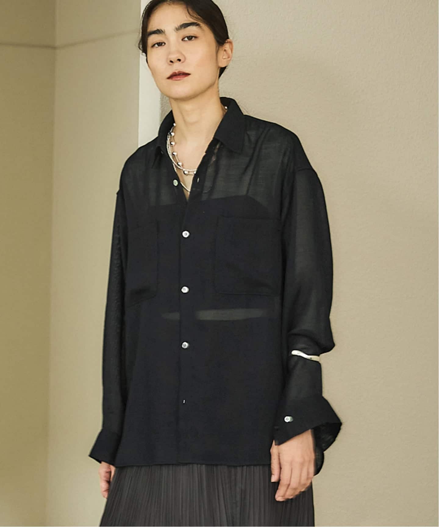 シアーメッシュ シャツ（シャツ／ブラウス）｜IENA（イエナ）の通販