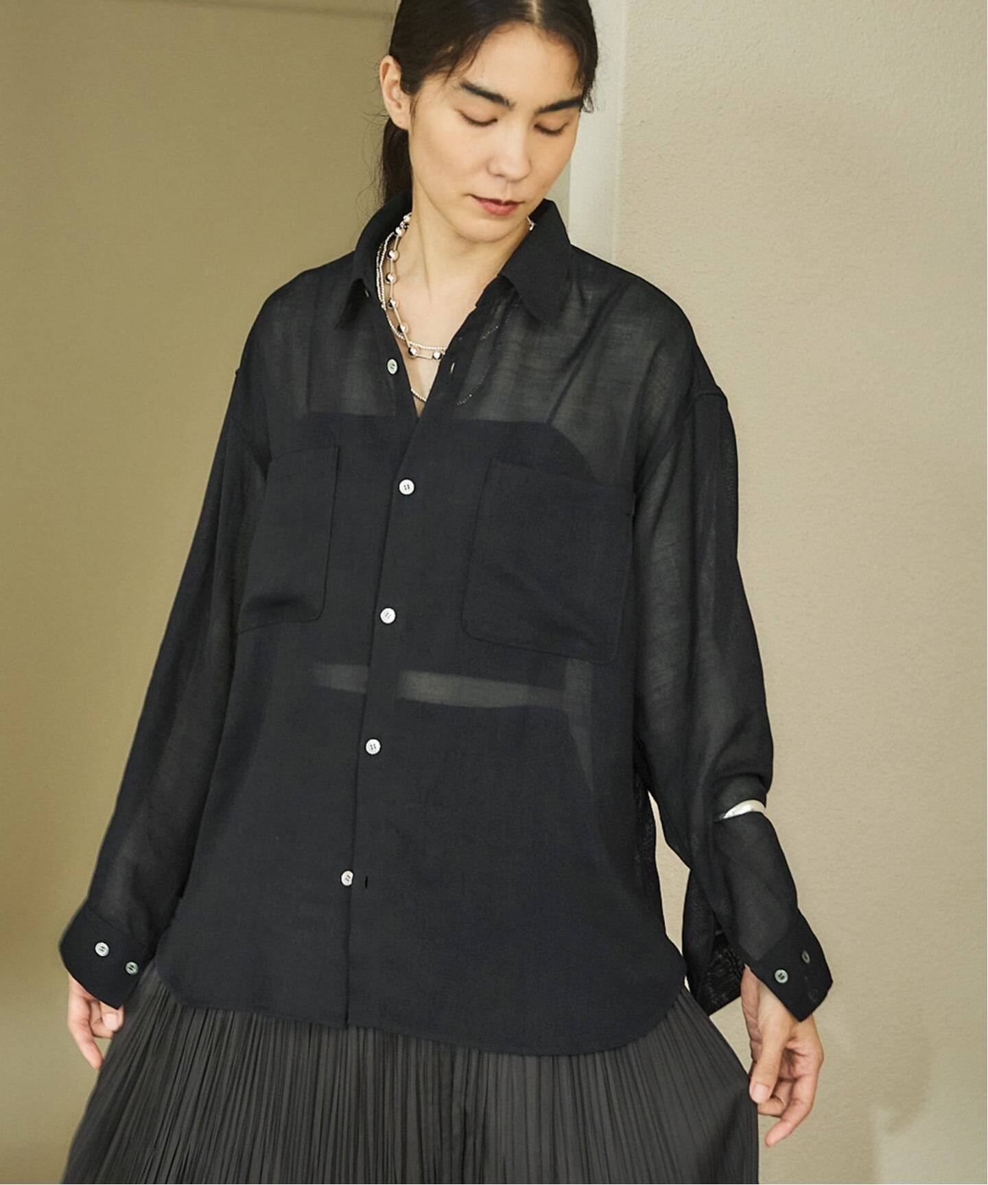 シアーメッシュ シャツ（シャツ／ブラウス）｜IENA（イエナ）の通販