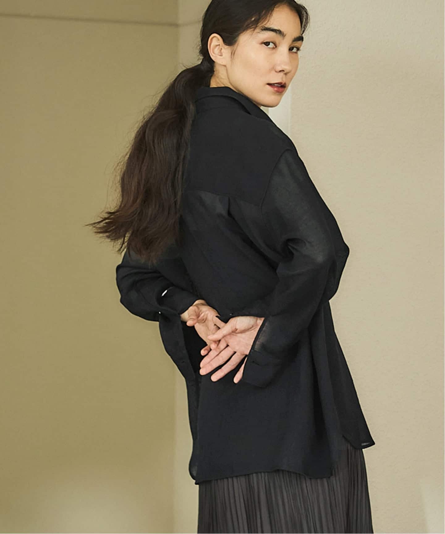 シアーメッシュ シャツ（シャツ／ブラウス）｜IENA（イエナ）の通販