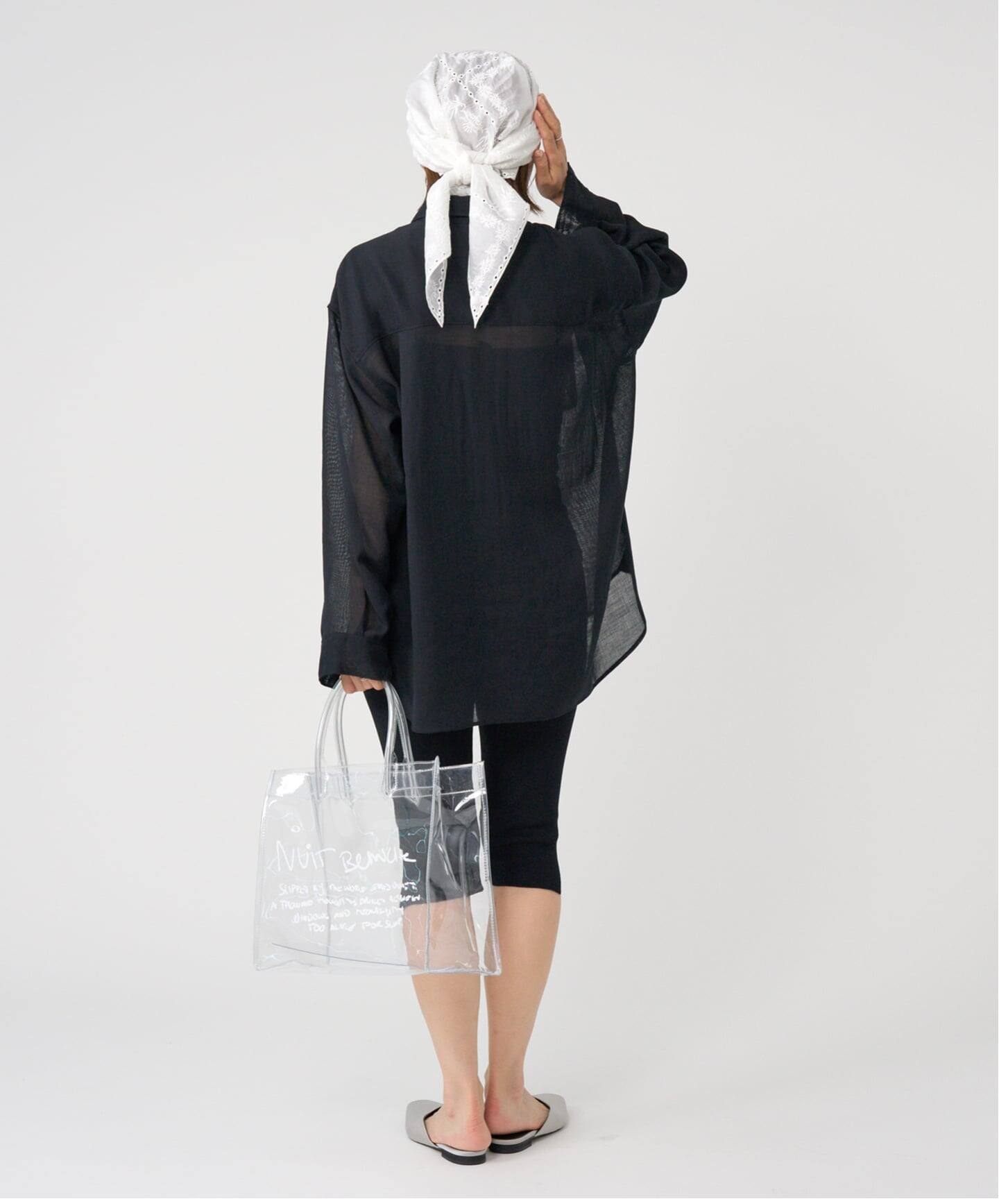 IENA◆25SS/Maison IENAシルクコットンシアーシャツ/FREE/GRN/25-050-900-0000-2-0 IENA◇25SS/Maison IENAシルクコットンシアーシャツ/FREE/GRN/25