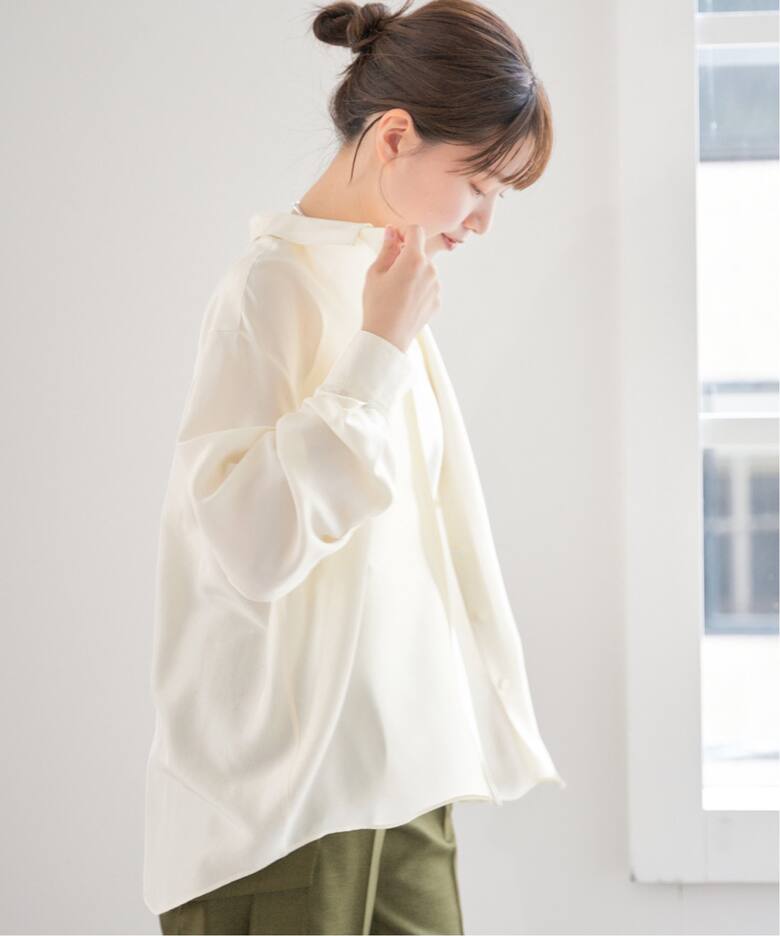 ウォッシャブル シルクシャツ（シャツ／ブラウス）｜IENA（イエナ）の