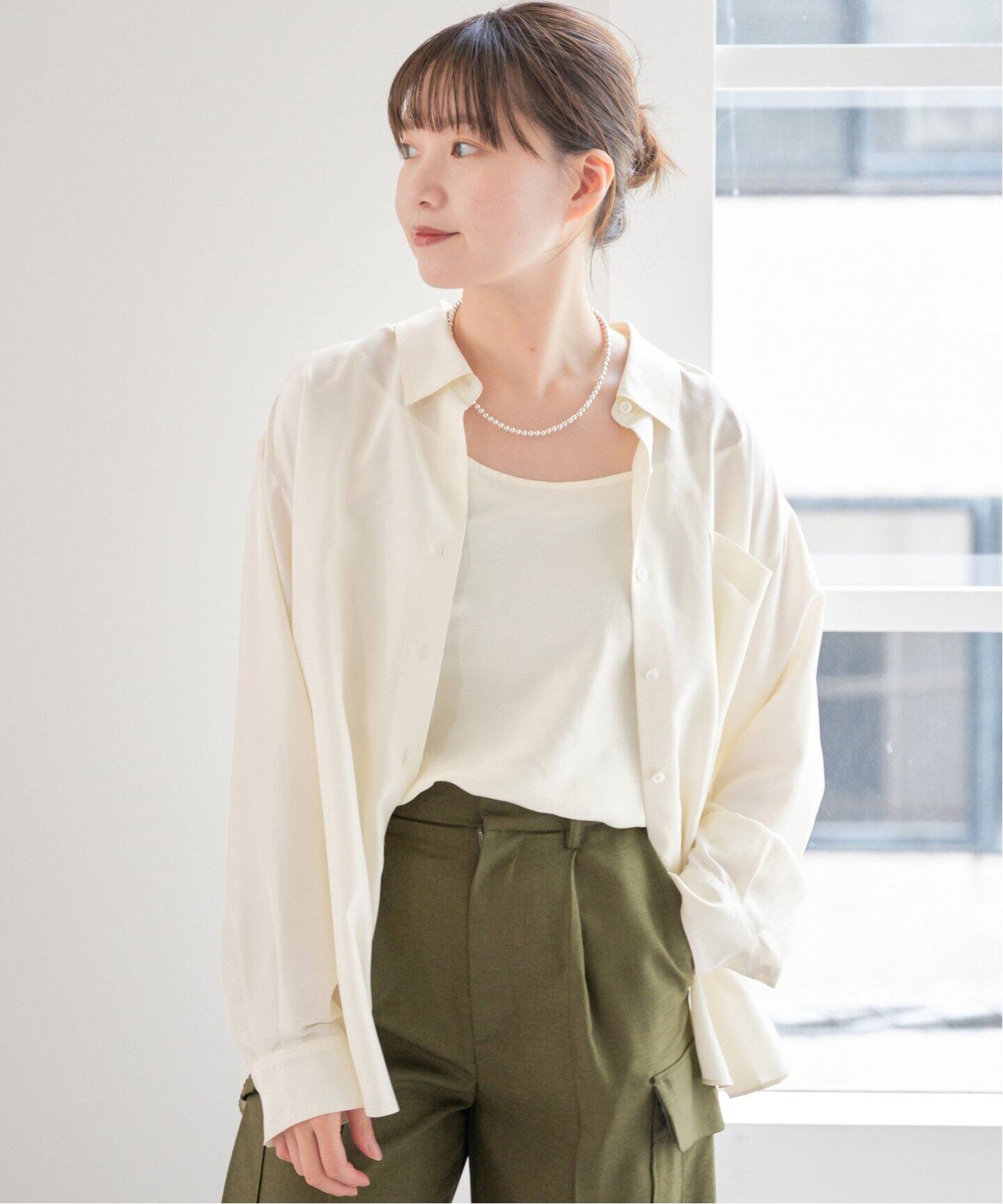 ウォッシャブル シルクシャツ（シャツ／ブラウス）｜IENA（イエナ）の 