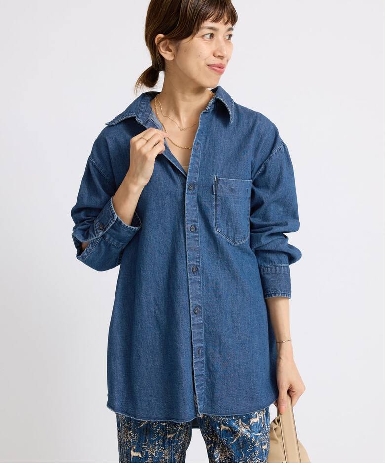 7.5oz デニムシャツ（シャツ／ブラウス）｜IENA（イエナ）の通販 