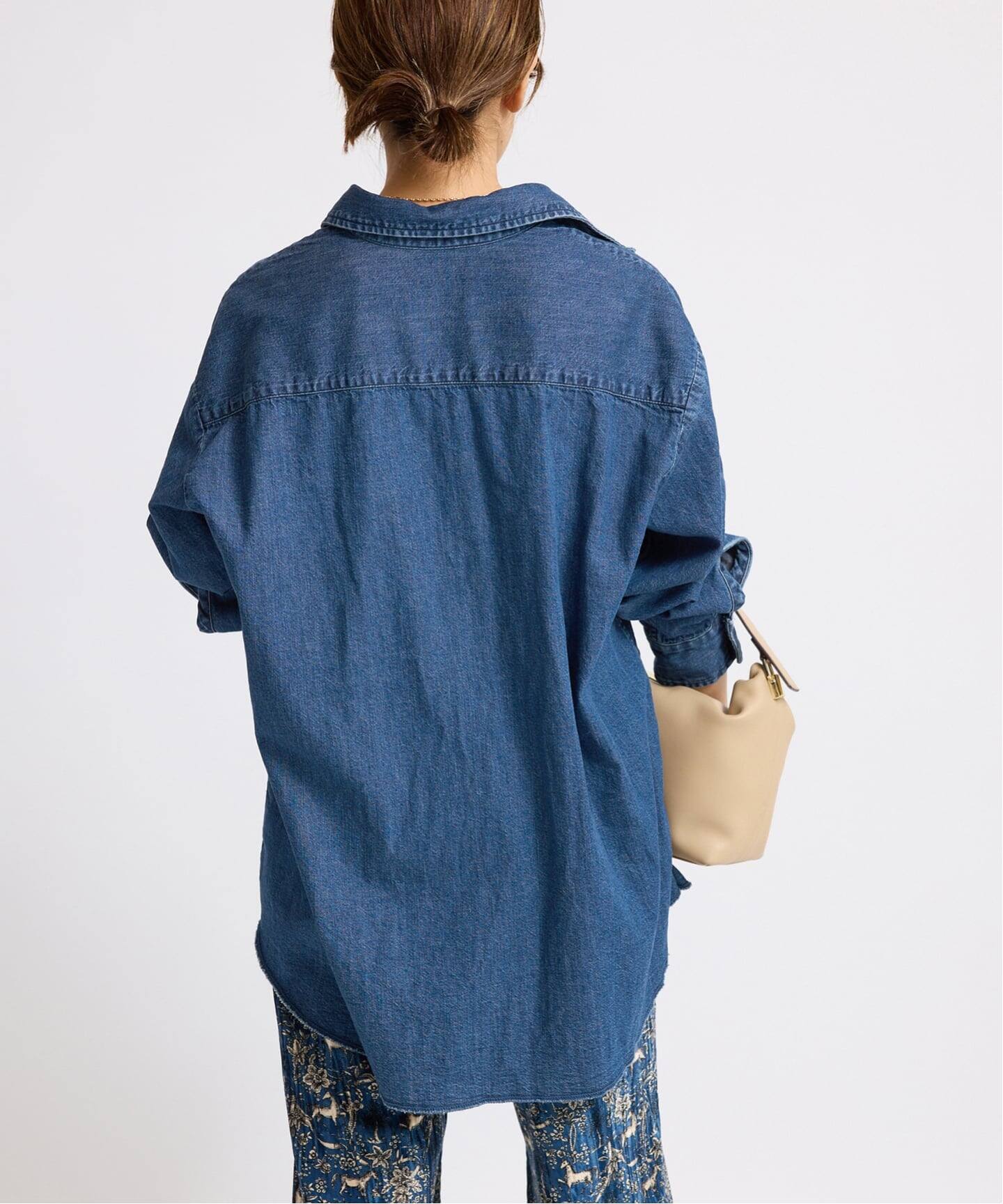 7.5oz デニムシャツ（シャツ／ブラウス）｜IENA（イエナ）の通販