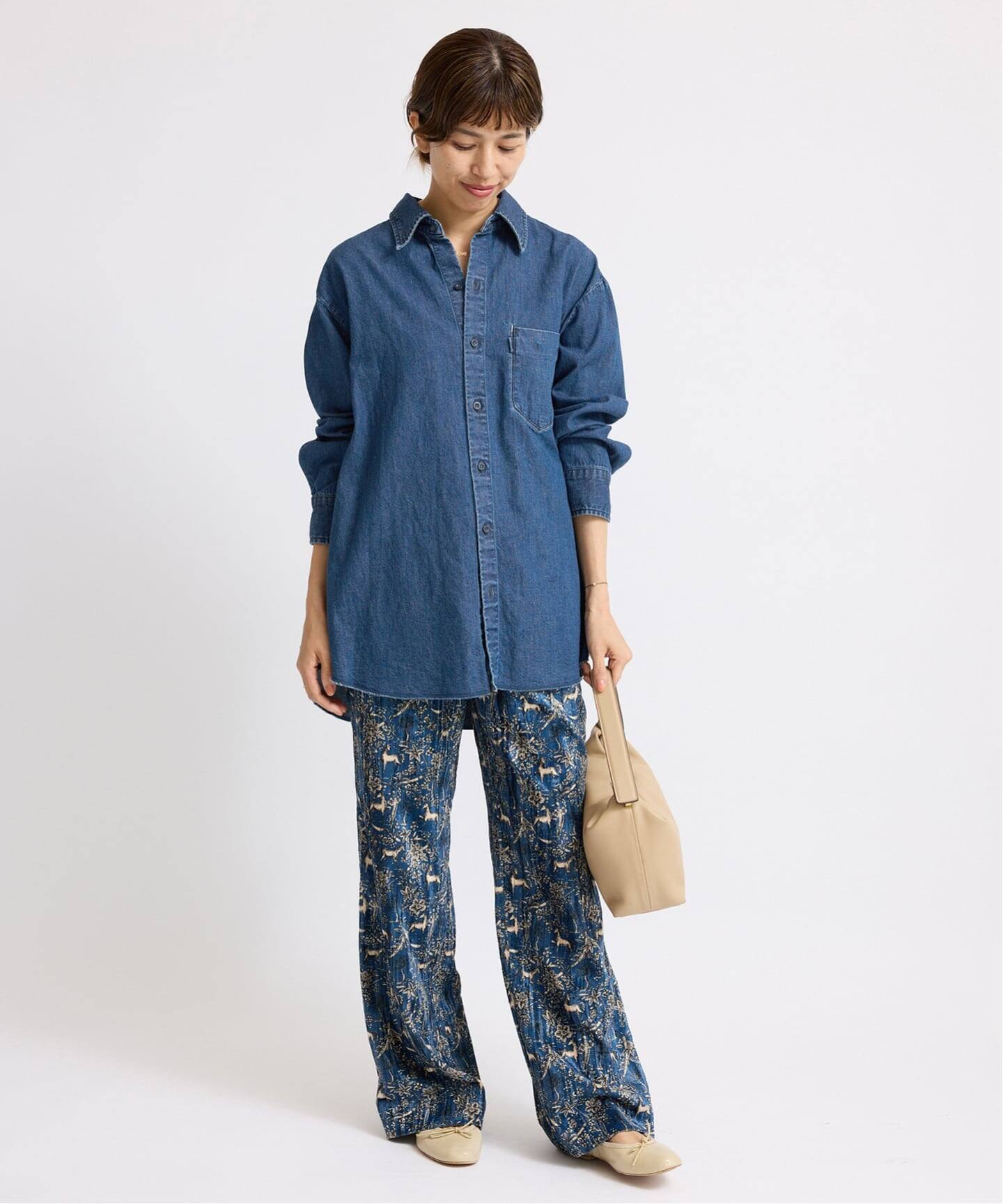 7.5oz デニムシャツ（シャツ／ブラウス）｜IENA（イエナ）の通販