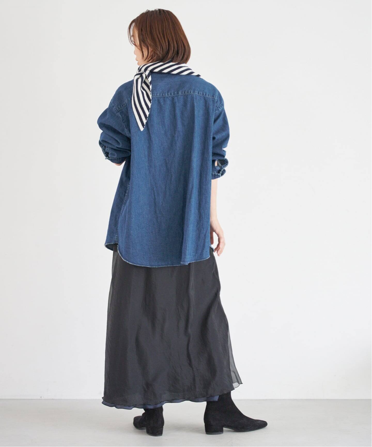予約》7.5oz デニムシャツ（シャツ／ブラウス）｜IENA（イエナ