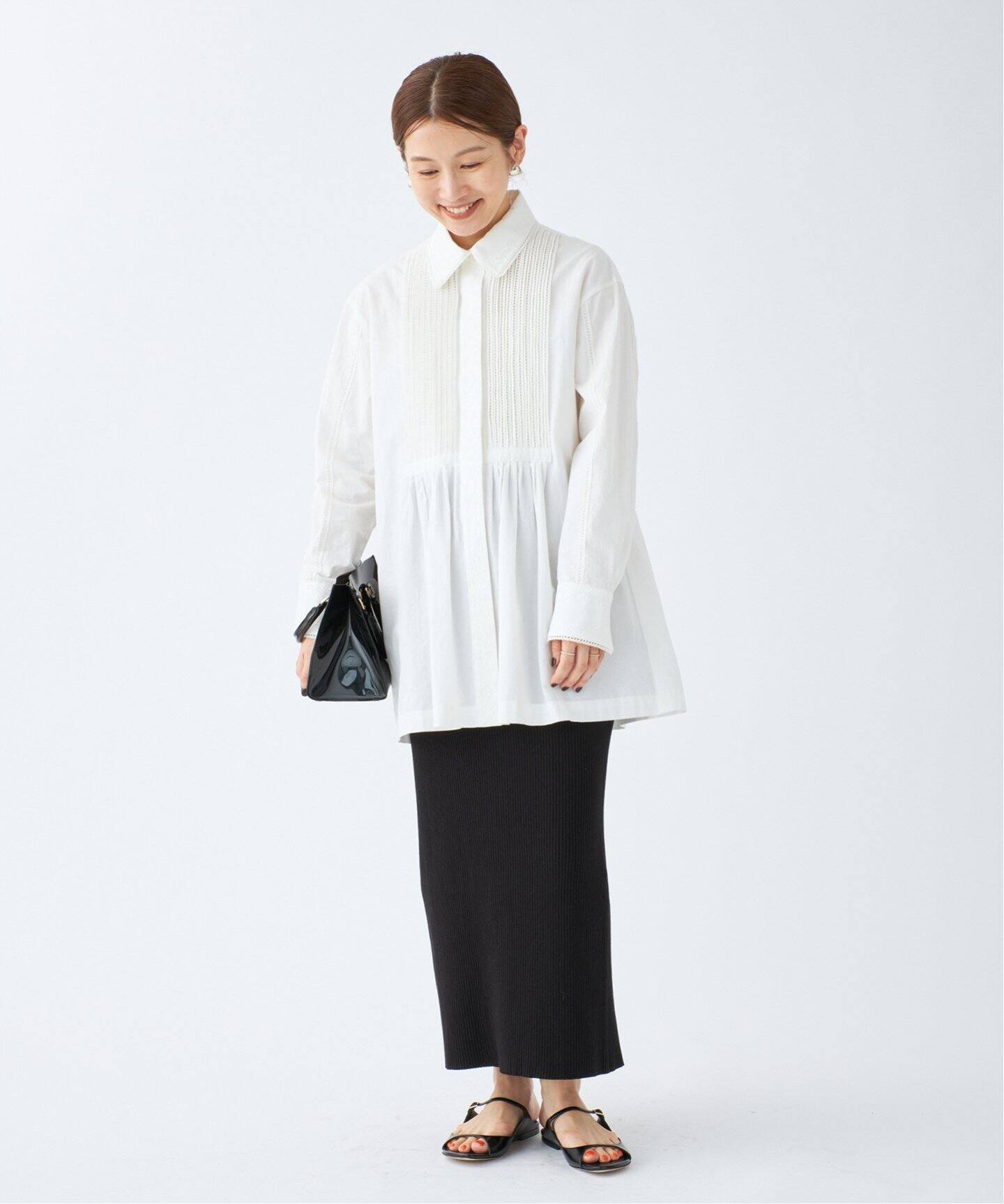 エンブロイダードオーバーシャツ（シャツ／ブラウス）｜IENA（イエナ