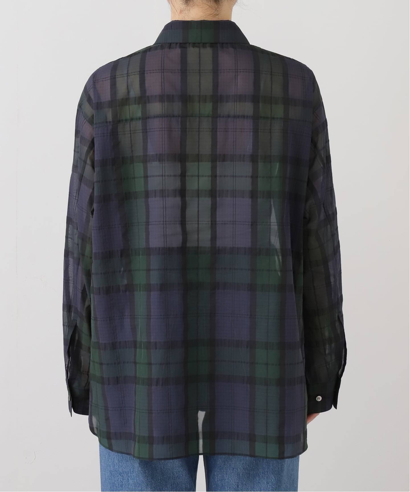 シアーブラックウォッチシャツ（シャツ／ブラウス）｜IENA（イエナ）の