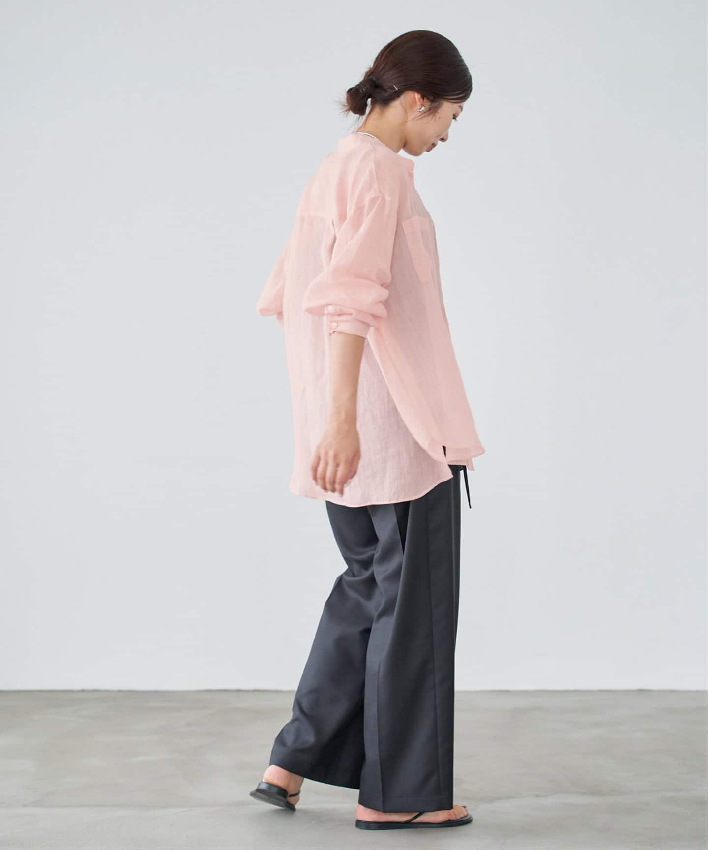 人気 ブランド 服をチェック - 最新トレンドファッション 追加》ラミーバンドカラーシャツ（シャツ／ブラウス）｜IENA トップス