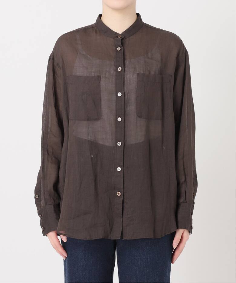 追加》ラミーバンドカラーシャツ（シャツ／ブラウス）｜IENA（イエナ  