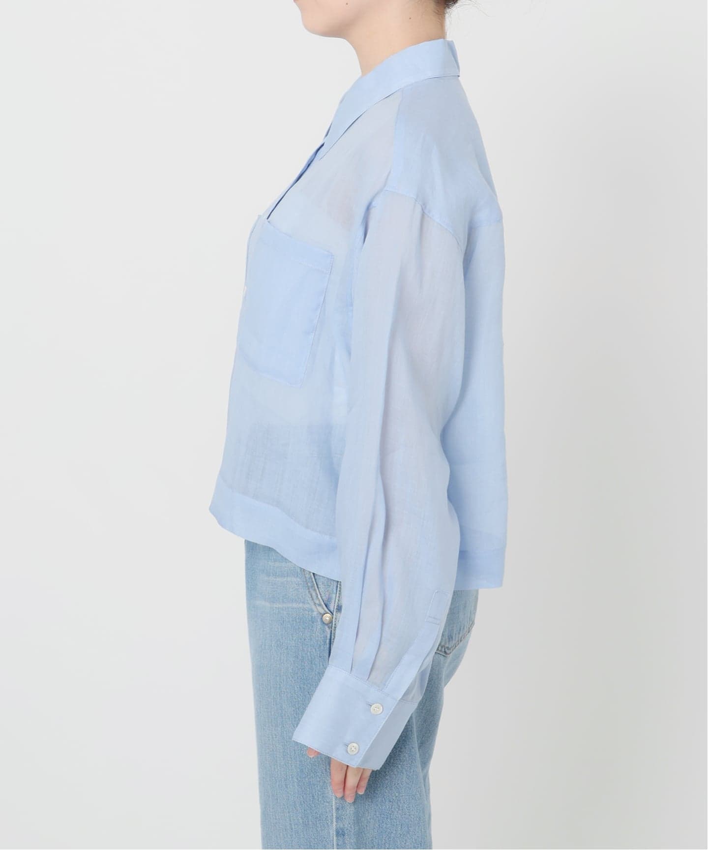 イエナラミーショートシャツ IENA（イエナ）の「ラミーショートシャツ（シャツ/ブラウス