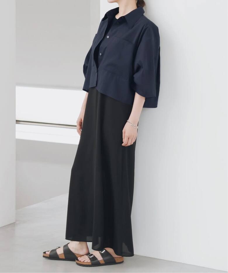 リネンミックスクロップドシャツ（シャツ／ブラウス）｜IENA（イエナ  