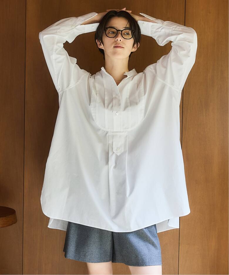 BLACK ピンタックシャツ（シャツ／ブラウス）｜IENA（イエナ）の通販 