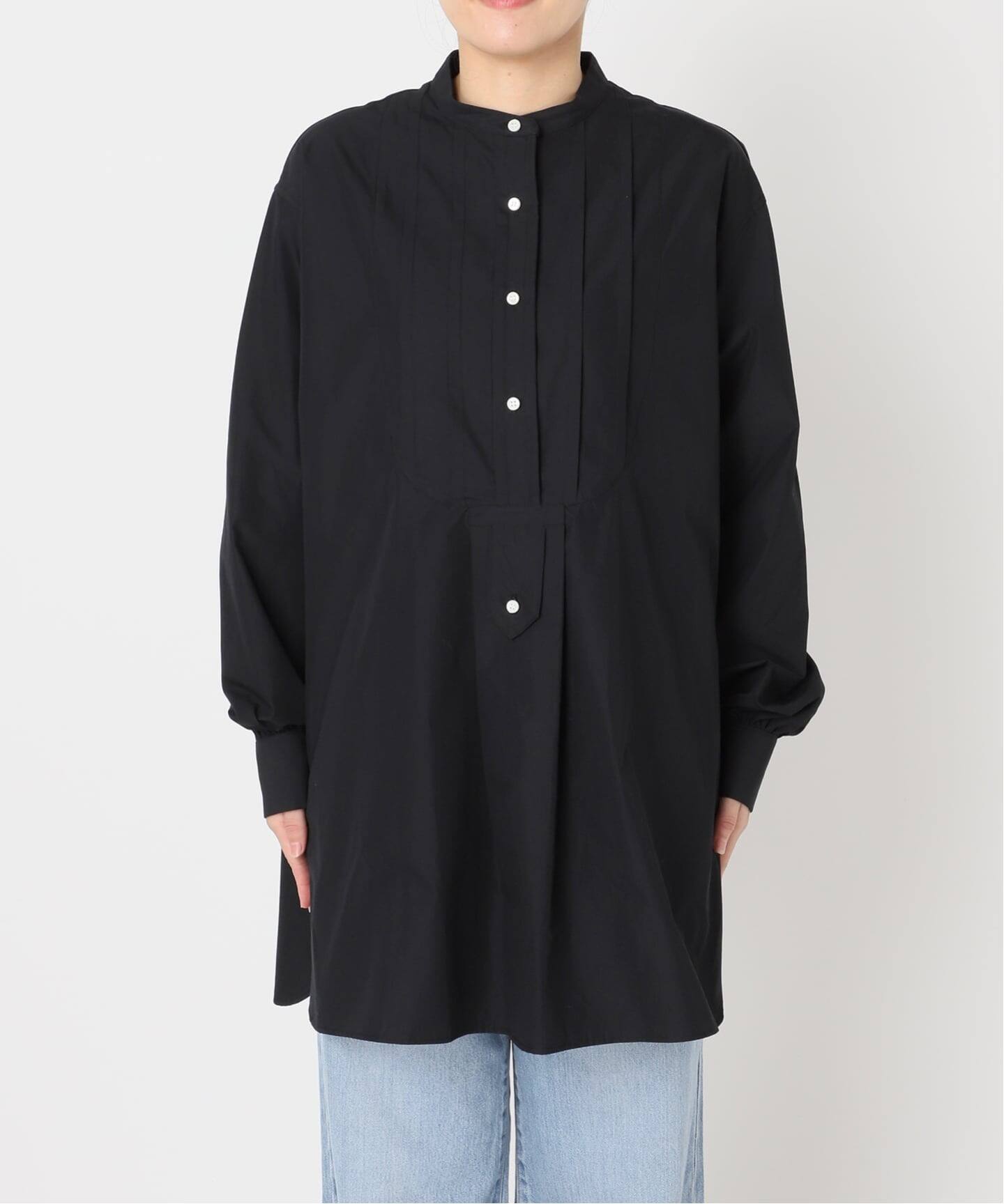 BLACK ピンタックシャツ（シャツ／ブラウス）｜IENA（イエナ）の