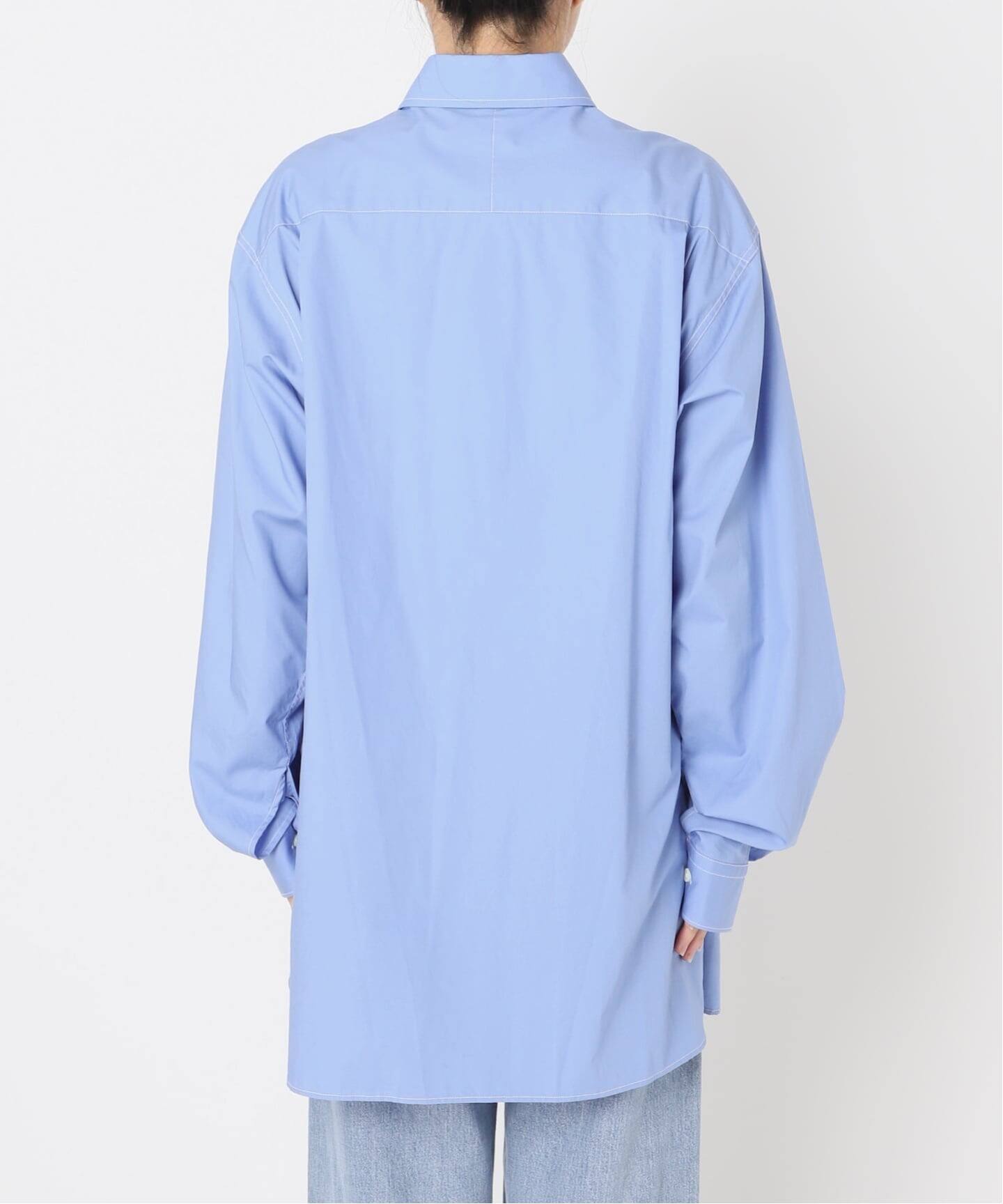 BLACK バイカラーステッチシャツ（シャツ／ブラウス）｜IENA（イエナ