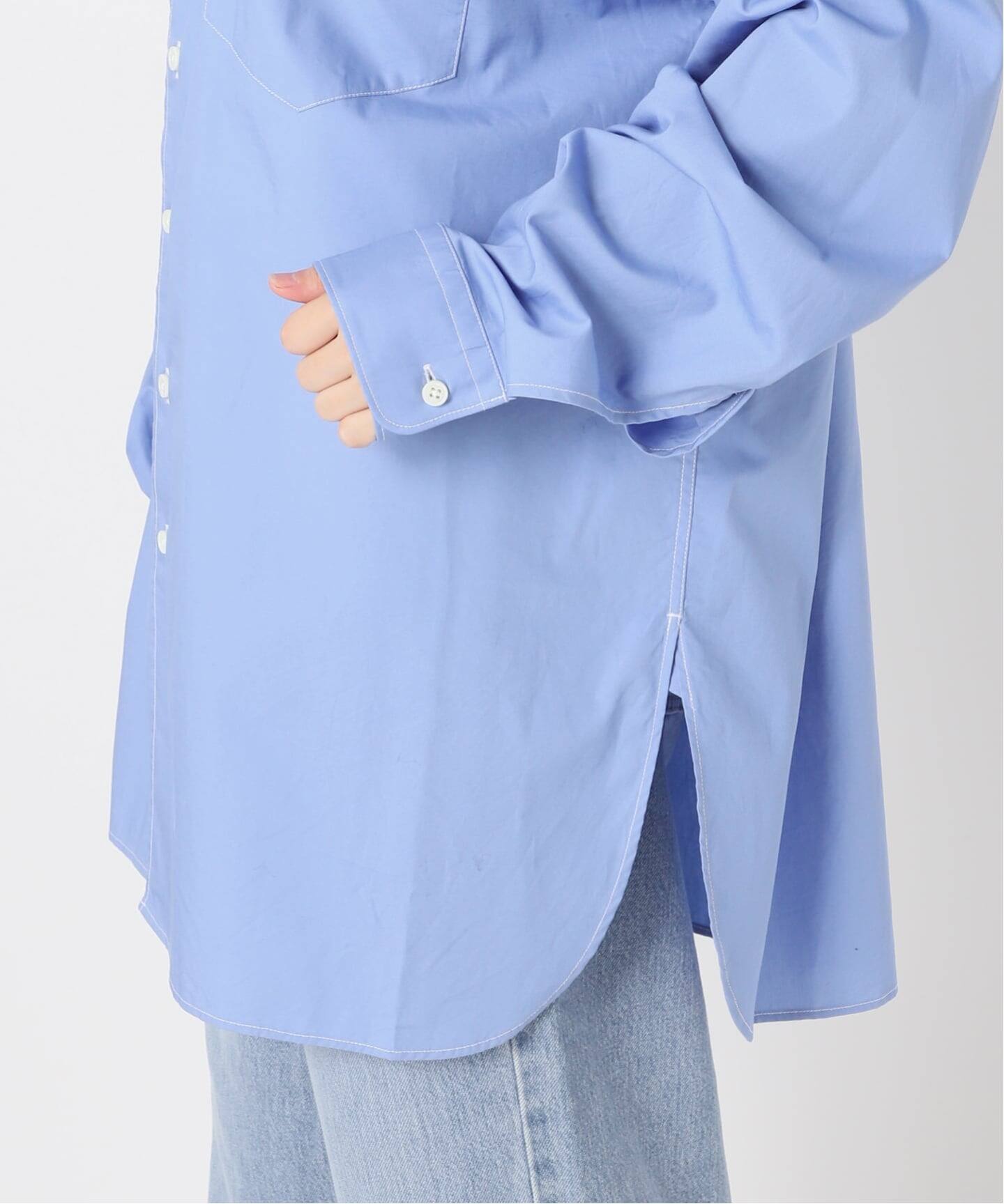 BLACK バイカラーステッチシャツ（シャツ／ブラウス）｜IENA（イエナ