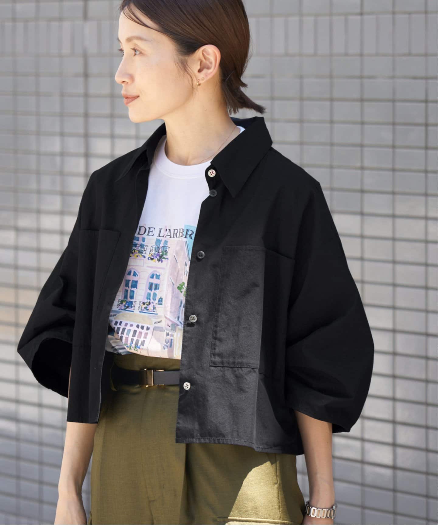 完全受注生産】《追加5》SO FABRICA クロップドシャツ（シャツ