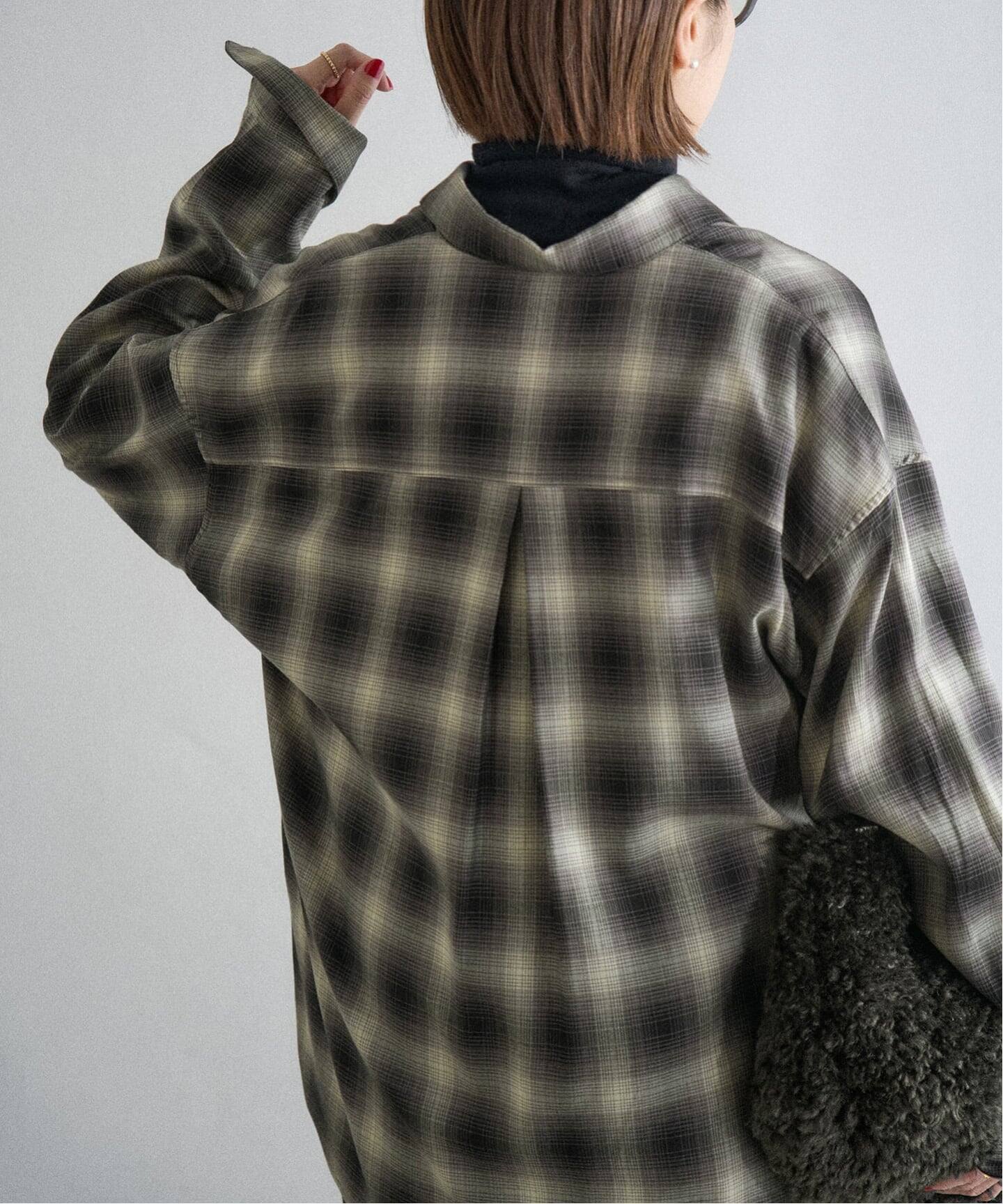 チェックカシュクールシャツ（シャツ／ブラウス）｜IENA（イエナ）の 