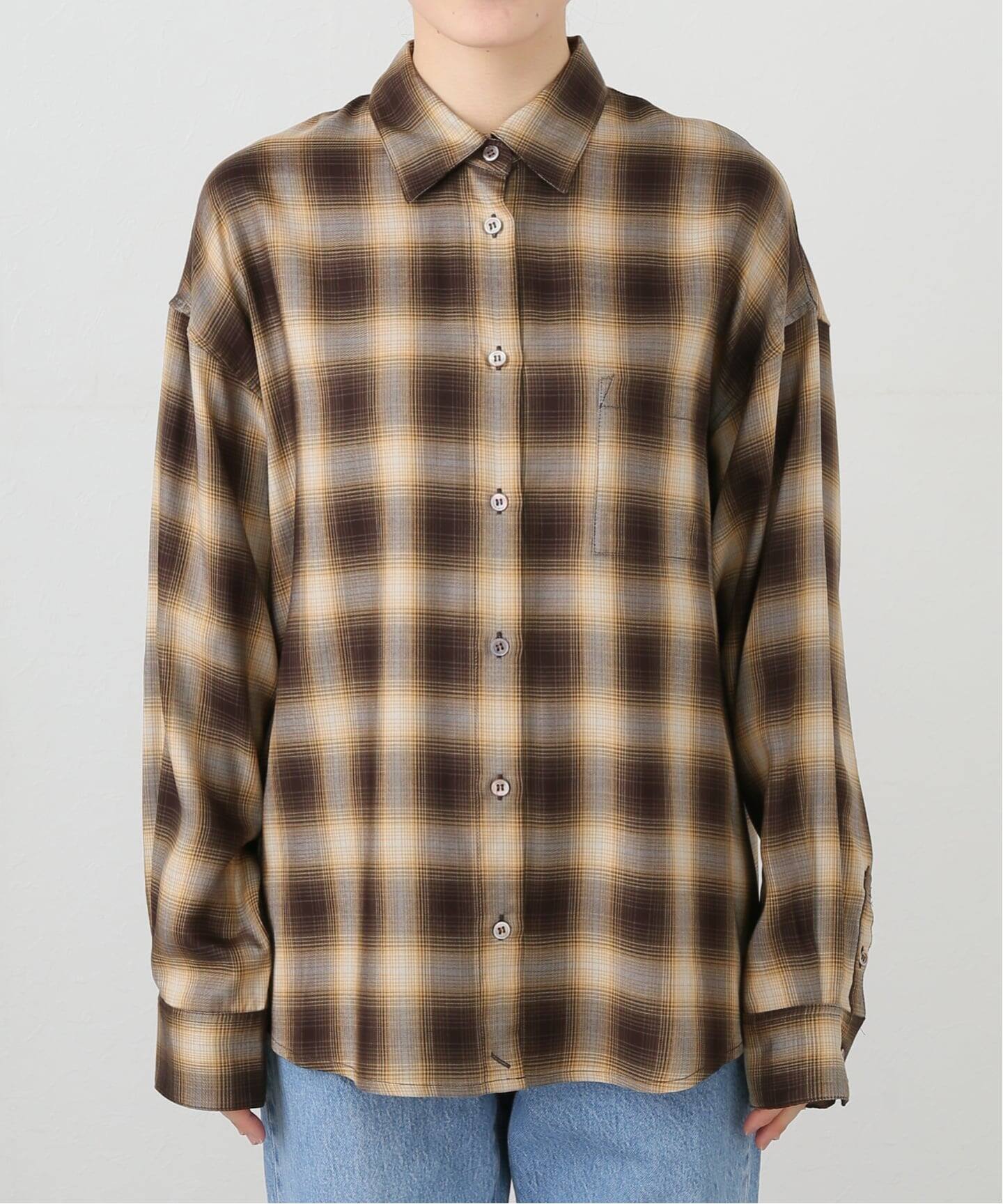 チェックカシュクールシャツ（シャツ／ブラウス）｜IENA（イエナ）の