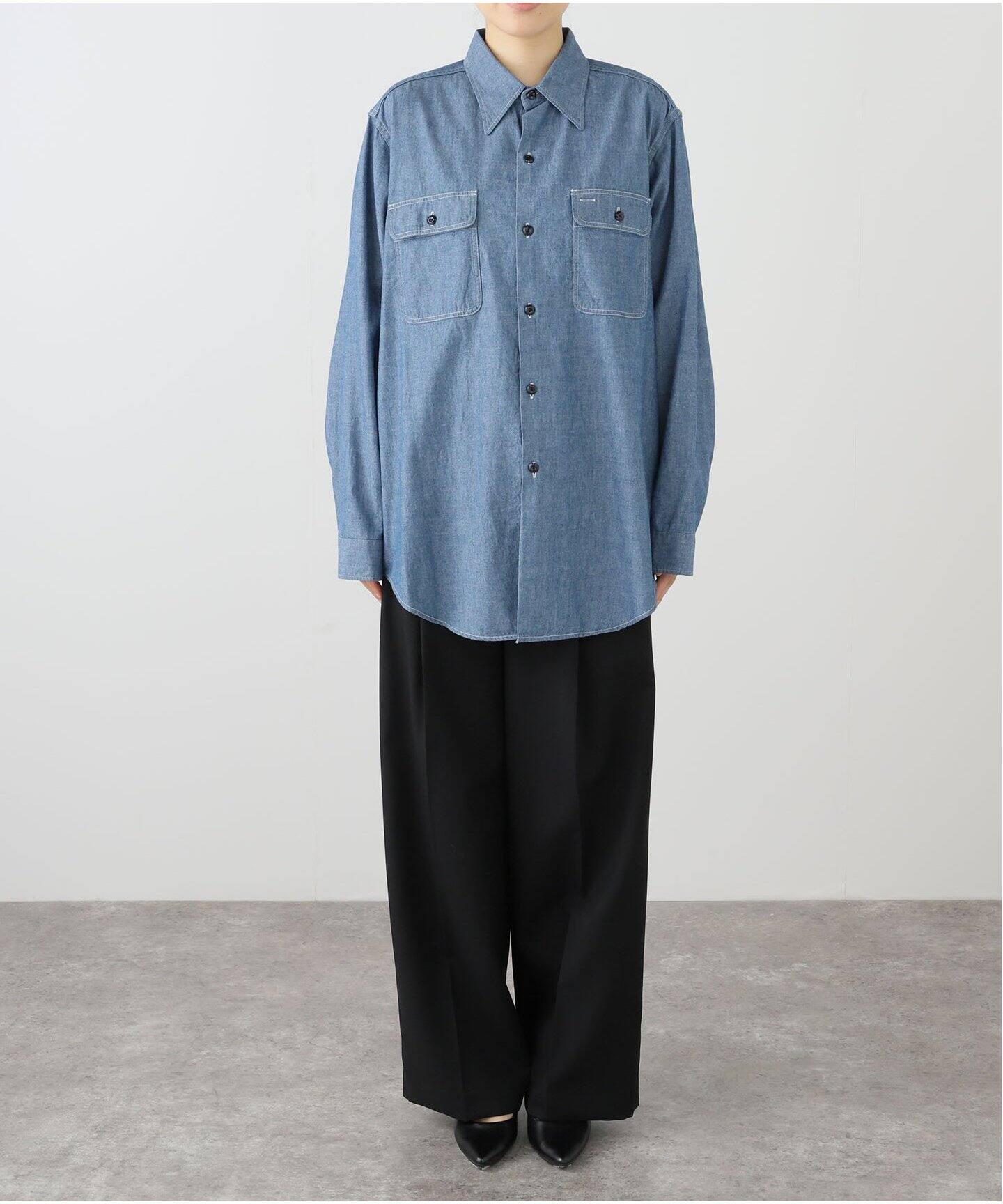 MADISONBLUE/マディソンブルー HAMPTON SHIRT CHAMBRAY(OW) シャツ 