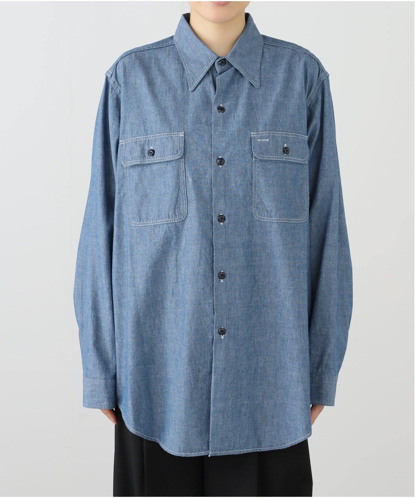 MADISONBLUE/マディソンブルー HAMPTON SHIRT CHAMBRAY(OW) シャツ  