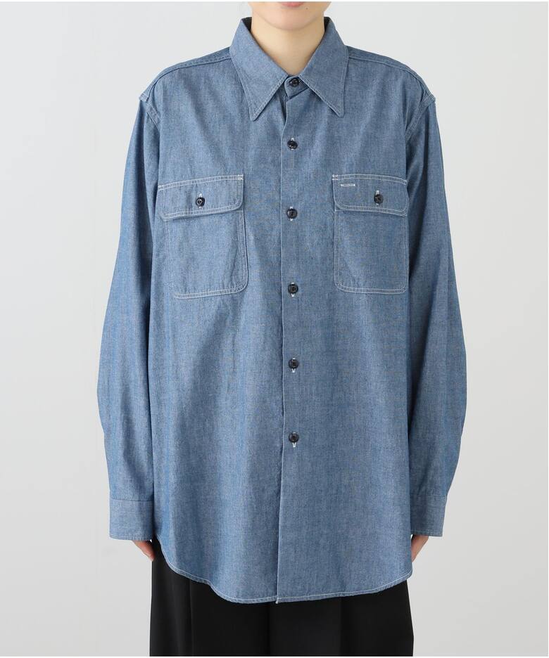 MADISONBLUE/マディソンブルー HAMPTON SHIRT CHAMBRAY(OW) シャツ  