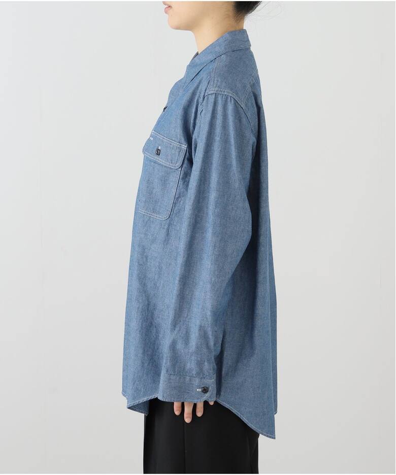 MADISONBLUE/マディソンブルー HAMPTON SHIRT CHAMBRAY(OW) シャツ