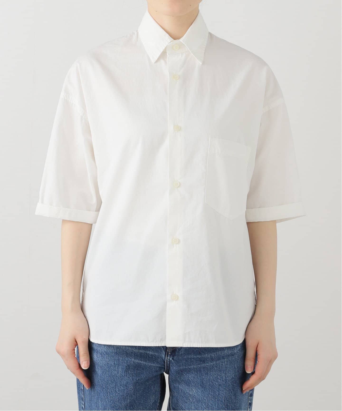 MADISONBLUE - マディソンブルー　J.B スリーブレスシャツ　IENA別注　クリーニング済み MADISONBLUE/マディソンブルー J.BRADKEY SH WASHED OUT シャツ