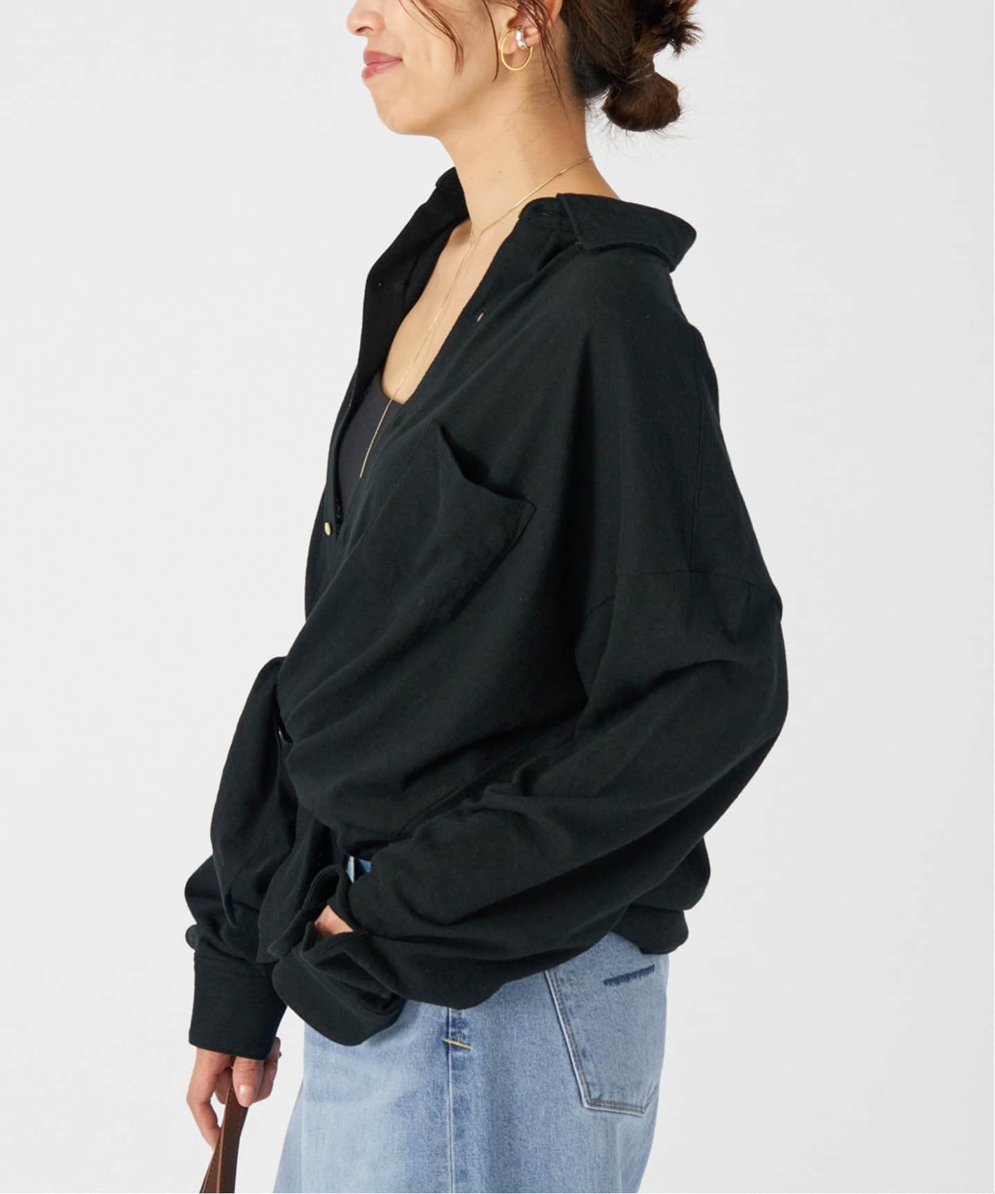 ONIT/オニット ROUGH COTTON OVER SH オーバーサイズシャツ